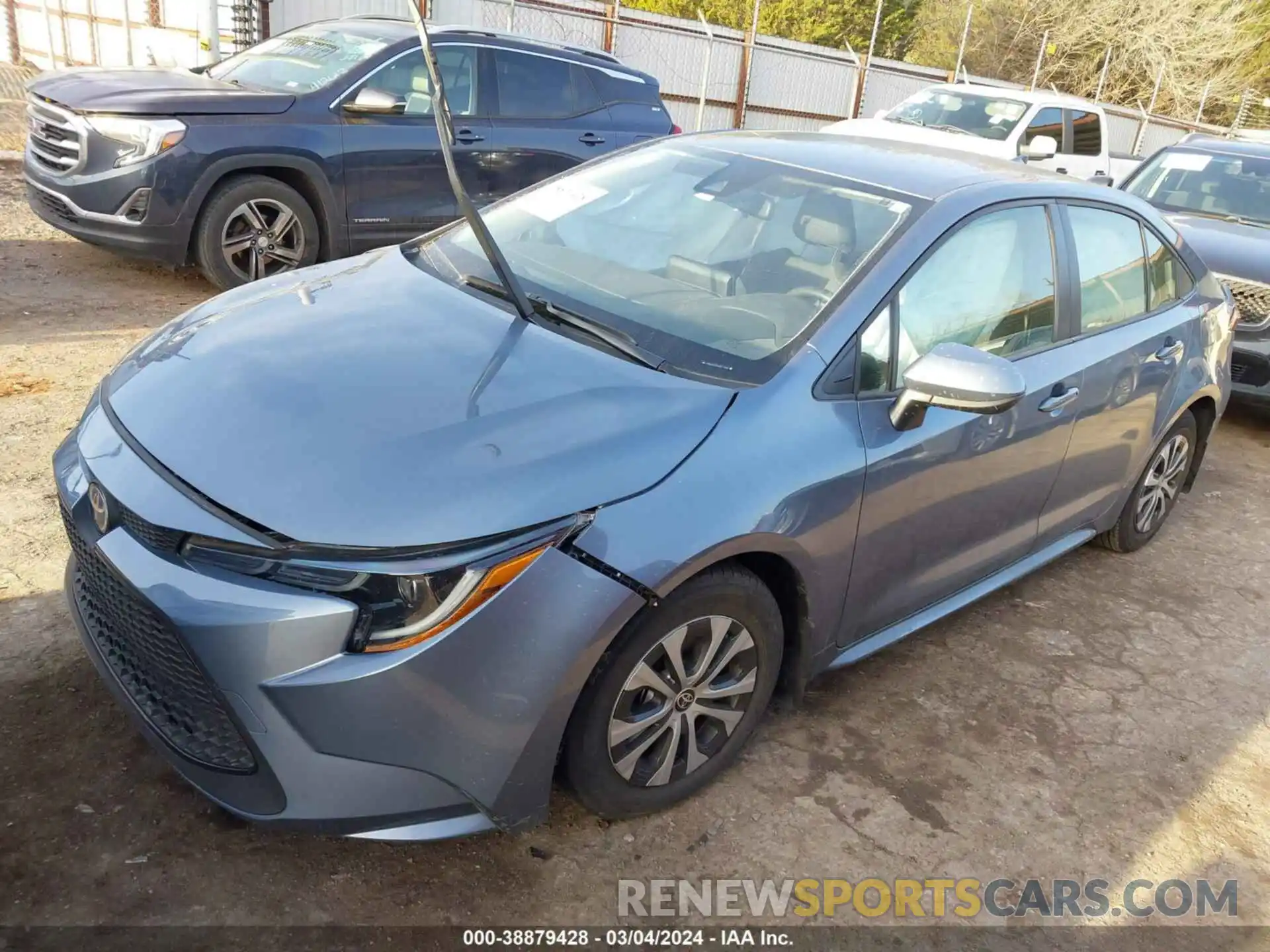 2 Photograph of a damaged car JTDEAMDE0N3011540 TOYOTA COROLLA 2022