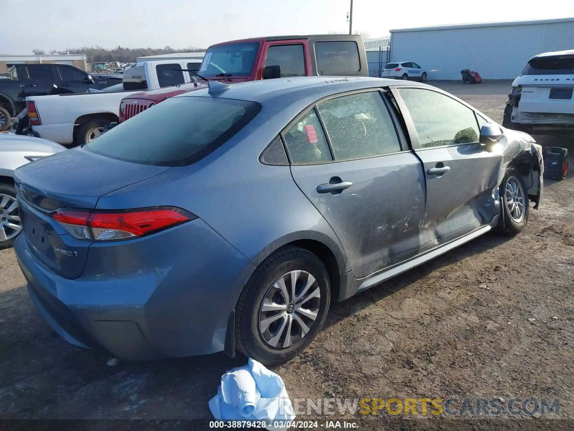 4 Photograph of a damaged car JTDEAMDE0N3011540 TOYOTA COROLLA 2022