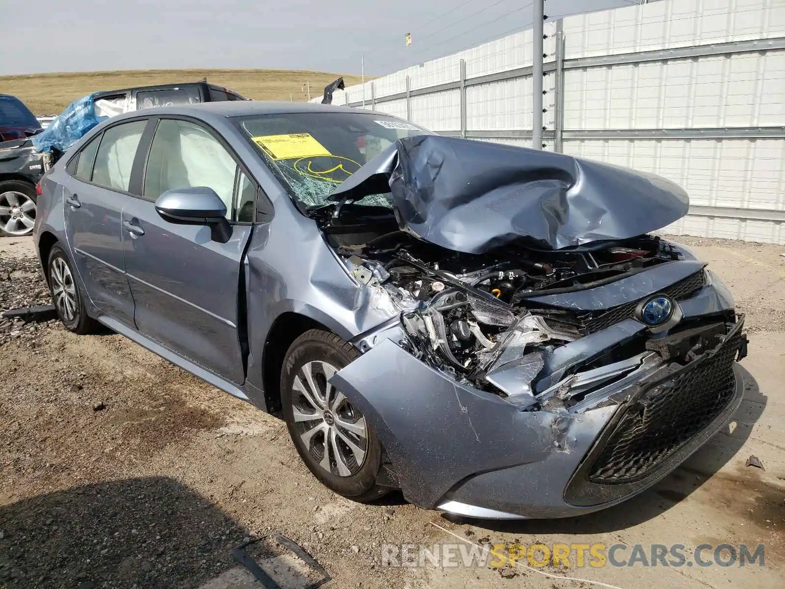 1 Photograph of a damaged car JTDEAMDE0NJ036403 TOYOTA COROLLA 2022