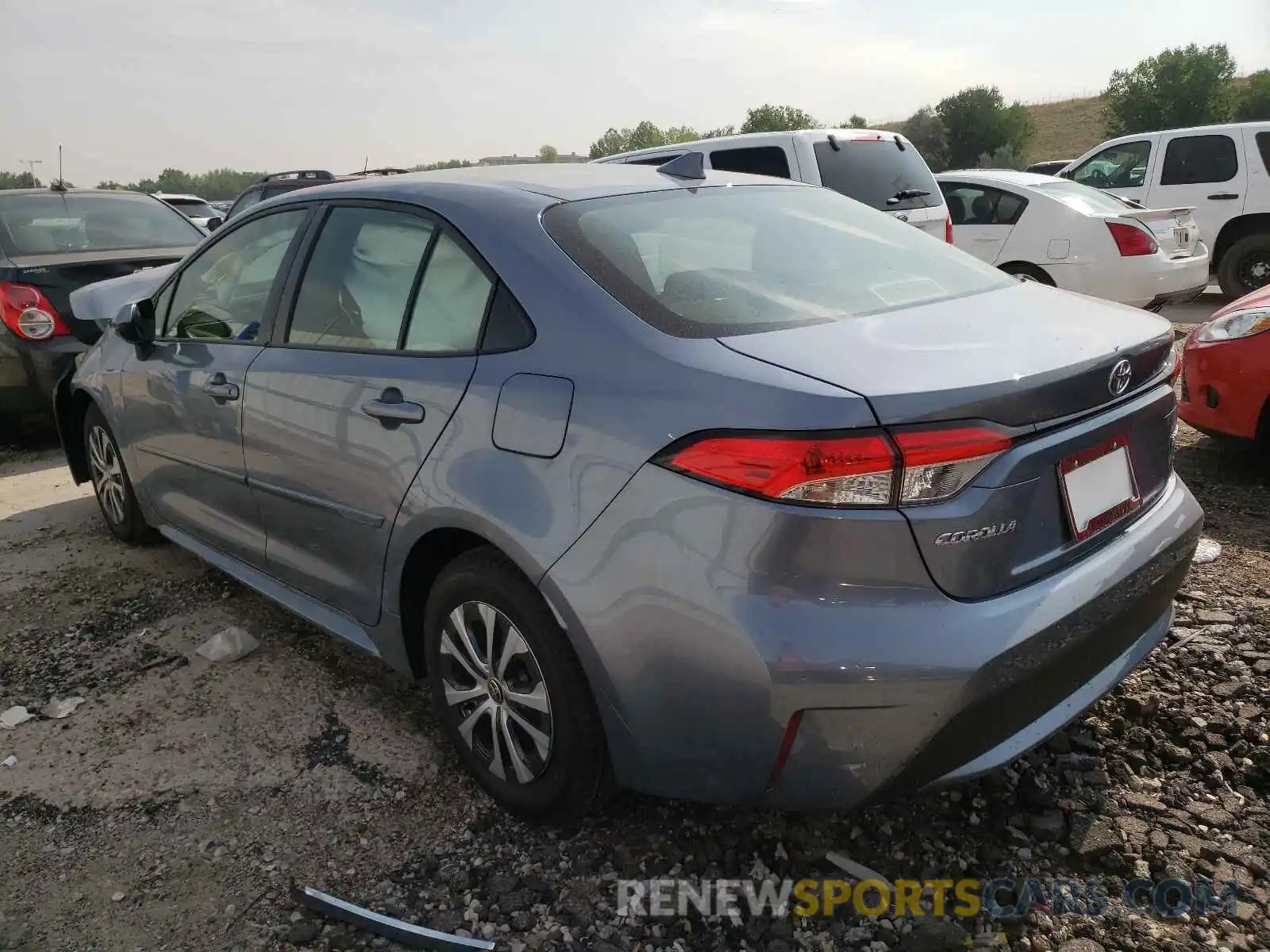 3 Photograph of a damaged car JTDEAMDE0NJ036403 TOYOTA COROLLA 2022