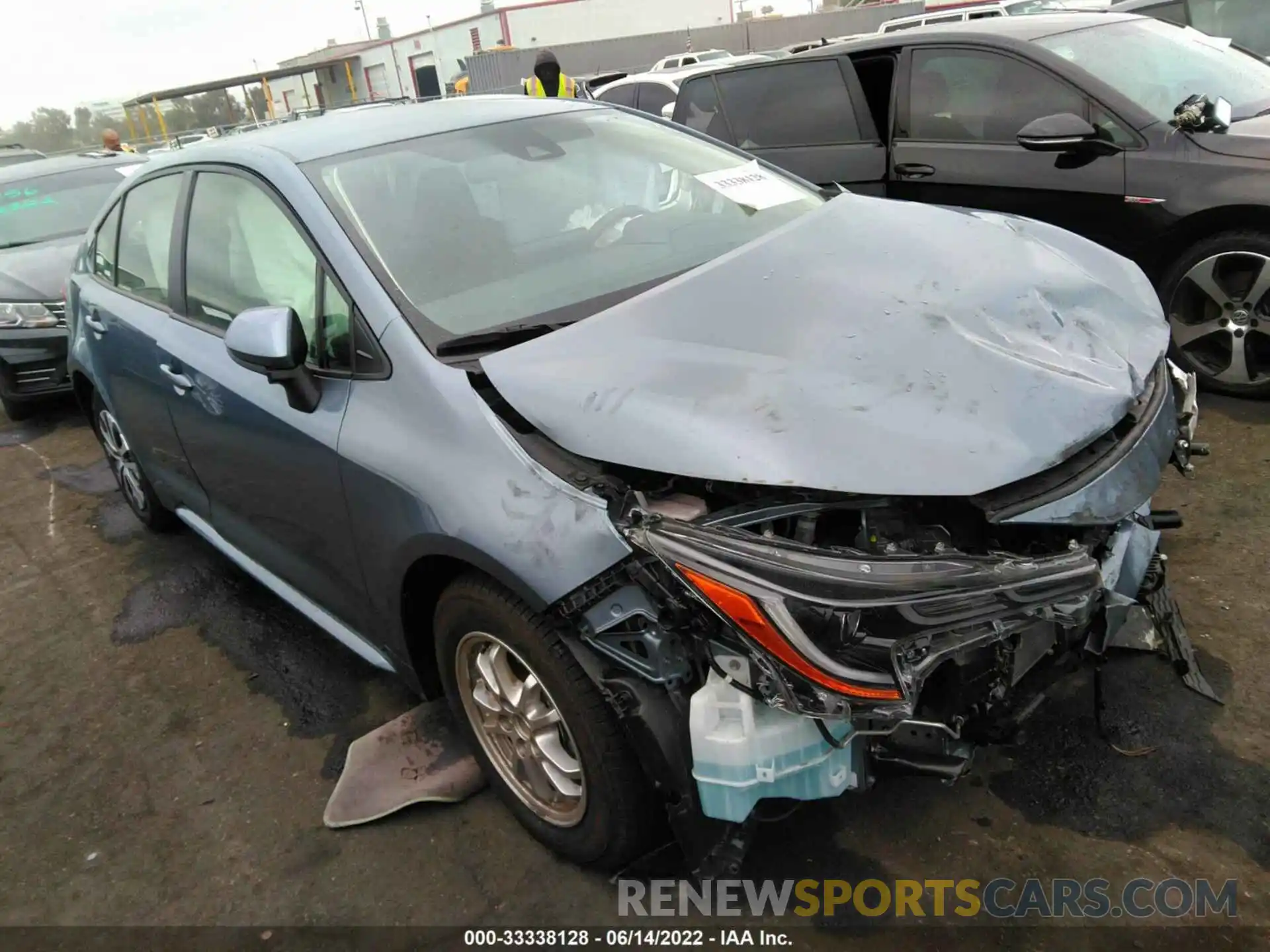 1 Photograph of a damaged car JTDEAMDE0NJ037115 TOYOTA COROLLA 2022