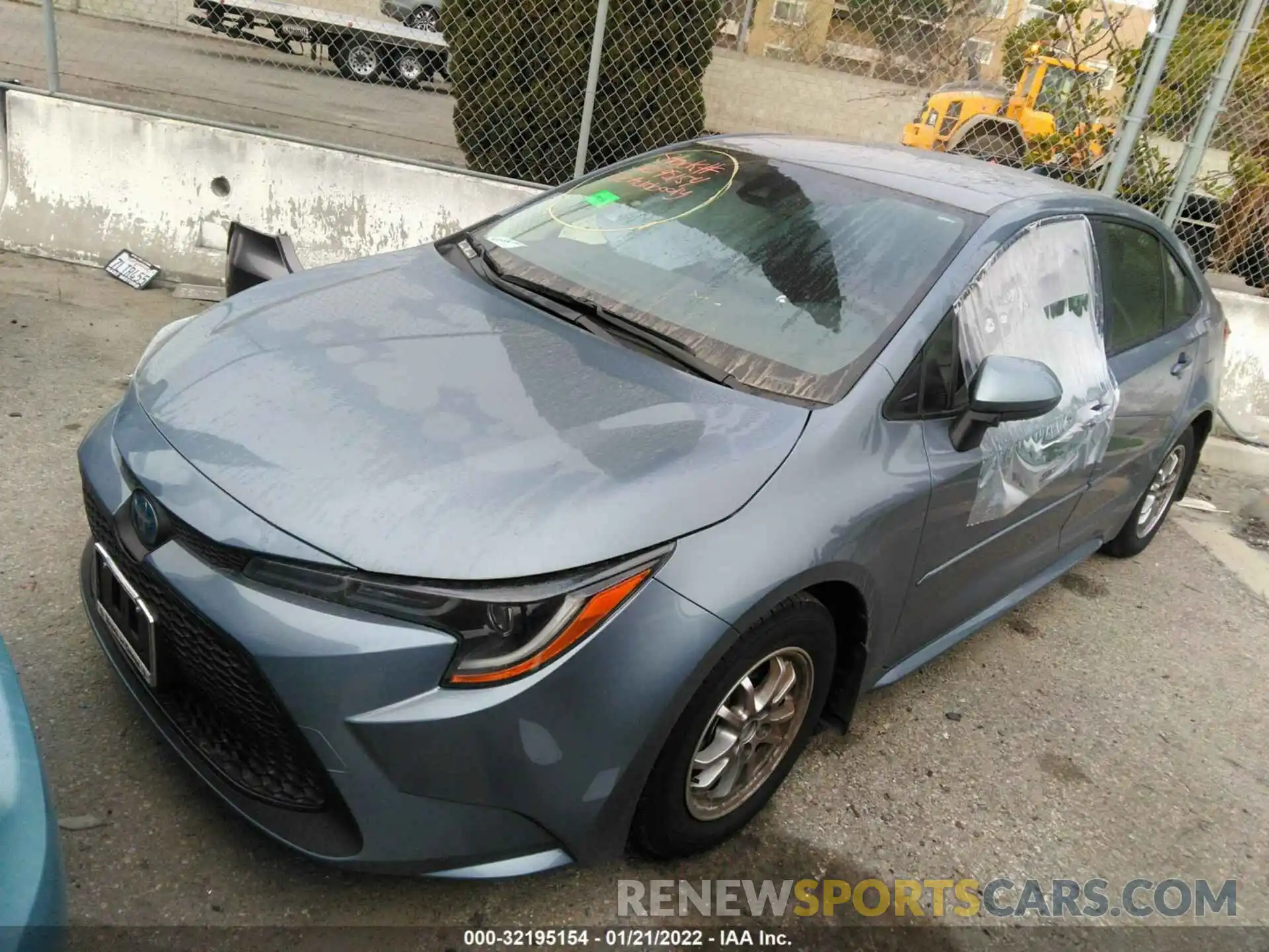 2 Photograph of a damaged car JTDEAMDE0NJ037311 TOYOTA COROLLA 2022