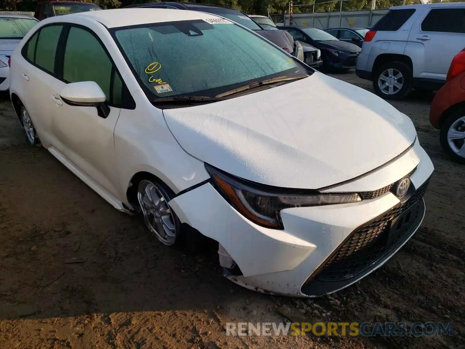 1 Photograph of a damaged car JTDEAMDE0NJ037406 TOYOTA COROLLA 2022