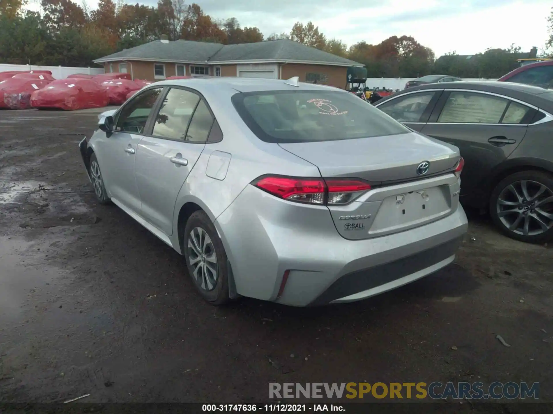 3 Photograph of a damaged car JTDEAMDE0NJ037664 TOYOTA COROLLA 2022