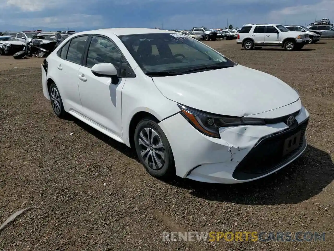 1 Photograph of a damaged car JTDEAMDE0NJ041598 TOYOTA COROLLA 2022