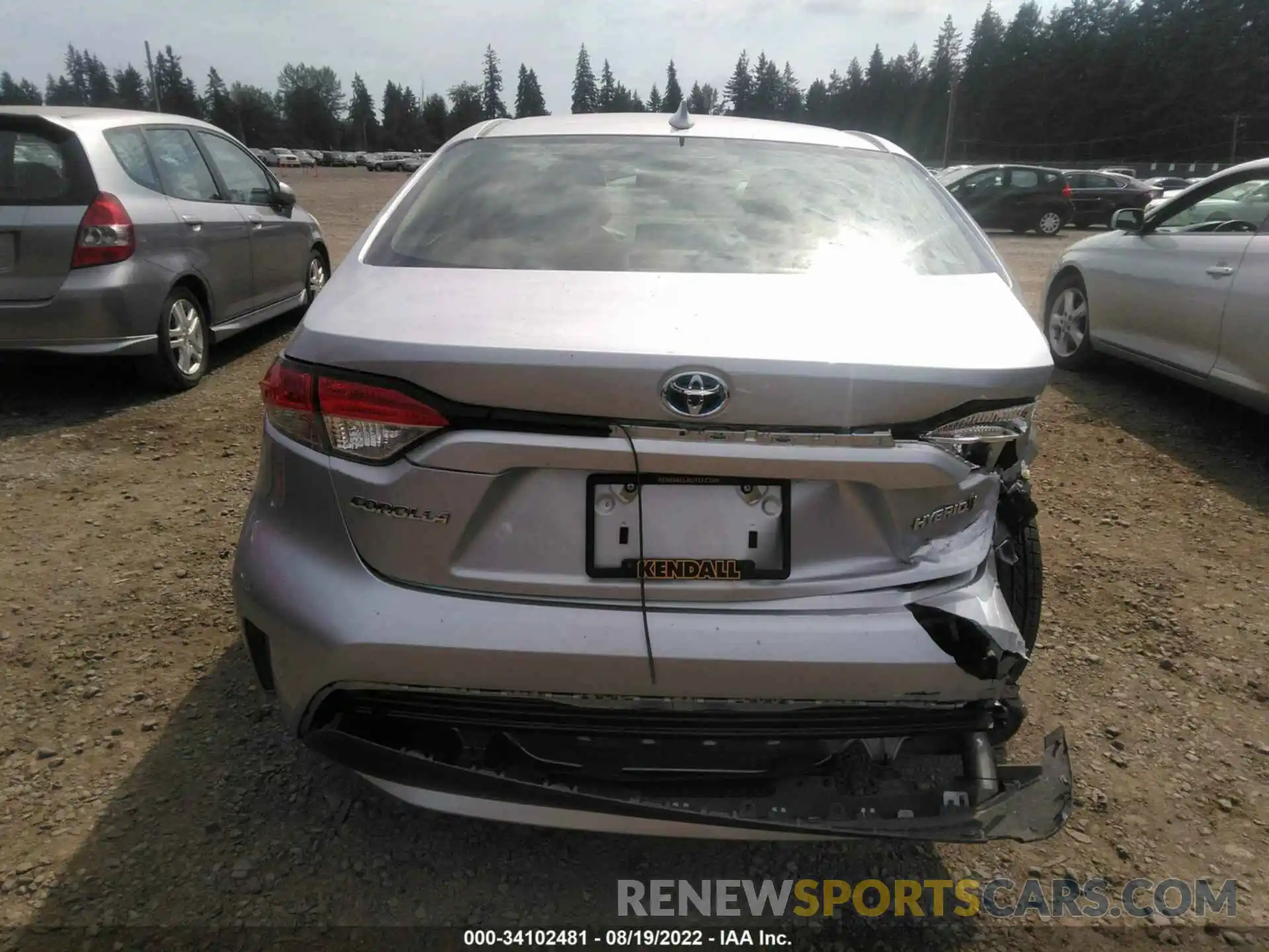 6 Photograph of a damaged car JTDEAMDE0NJ042301 TOYOTA COROLLA 2022