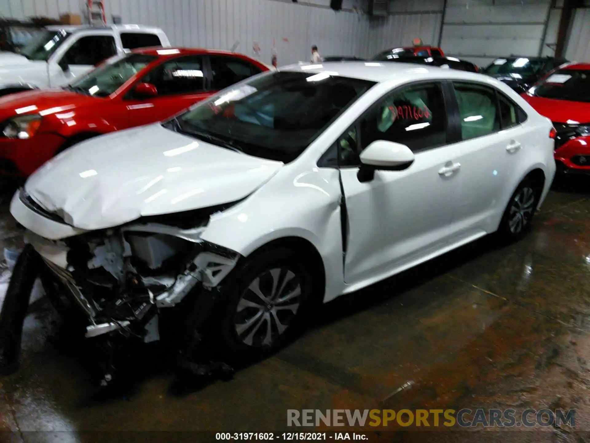 2 Photograph of a damaged car JTDEAMDE0NJ042475 TOYOTA COROLLA 2022