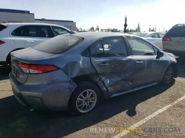 3 Photograph of a damaged car JTDEAMDE0NJ042833 TOYOTA COROLLA 2022