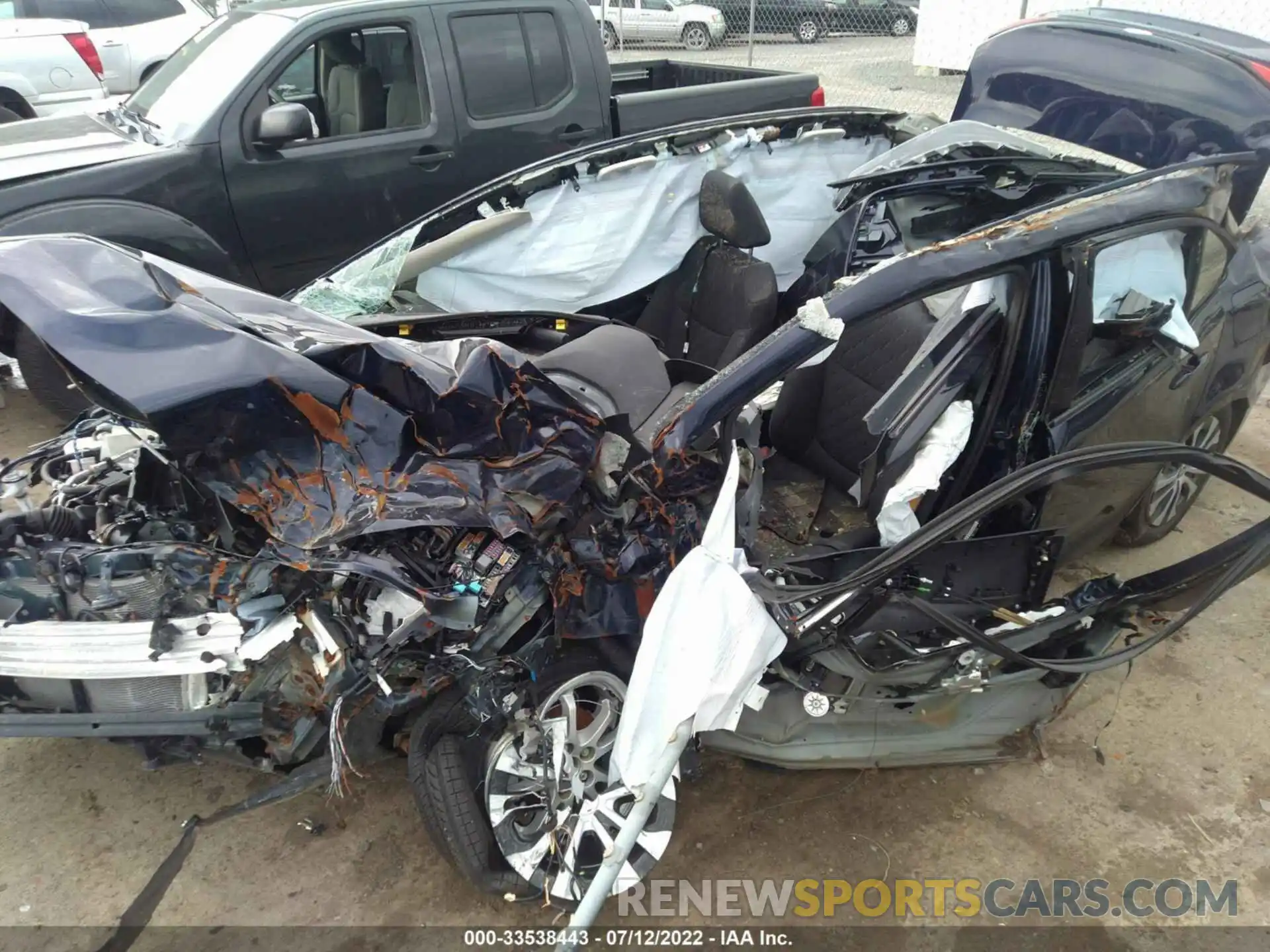 6 Photograph of a damaged car JTDEAMDE0NJ046364 TOYOTA COROLLA 2022