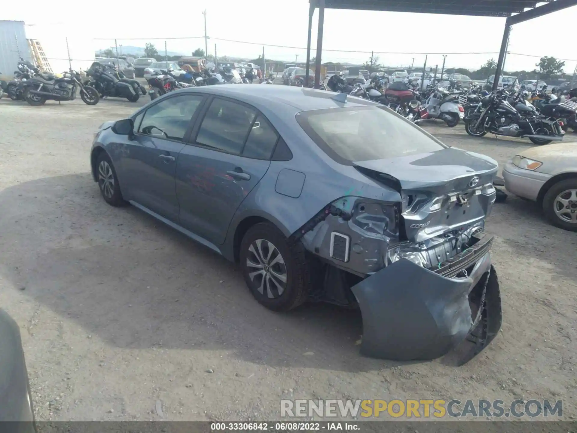 3 Photograph of a damaged car JTDEAMDE0NJ047210 TOYOTA COROLLA 2022