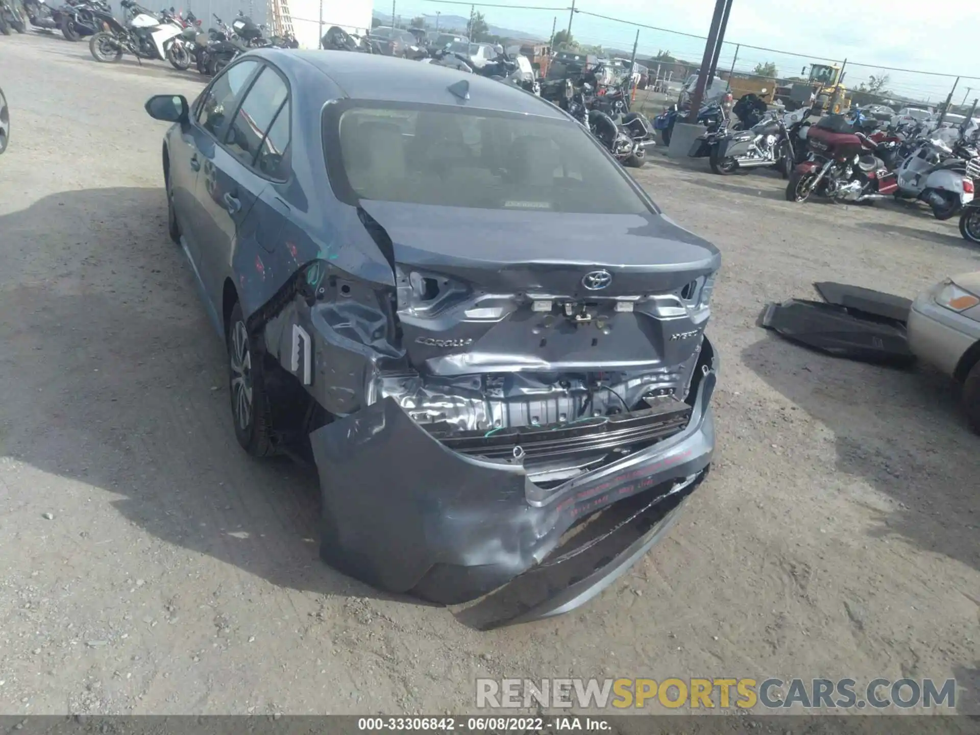 6 Photograph of a damaged car JTDEAMDE0NJ047210 TOYOTA COROLLA 2022