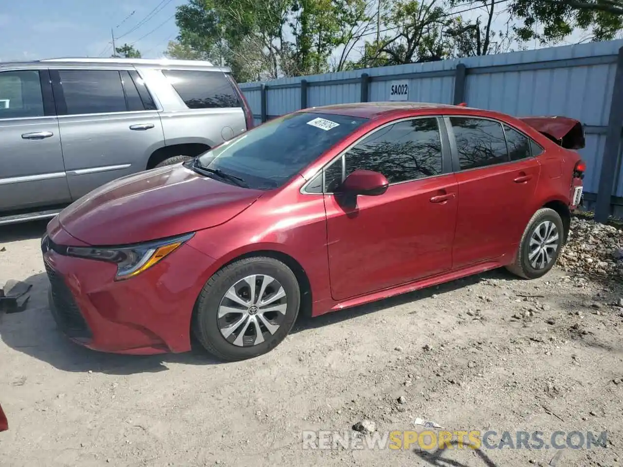 1 Photograph of a damaged car JTDEAMDE0NJ047630 TOYOTA COROLLA 2022