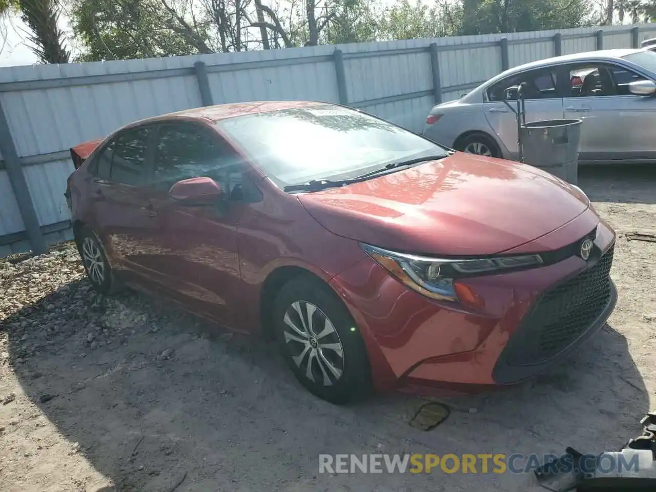 4 Photograph of a damaged car JTDEAMDE0NJ047630 TOYOTA COROLLA 2022