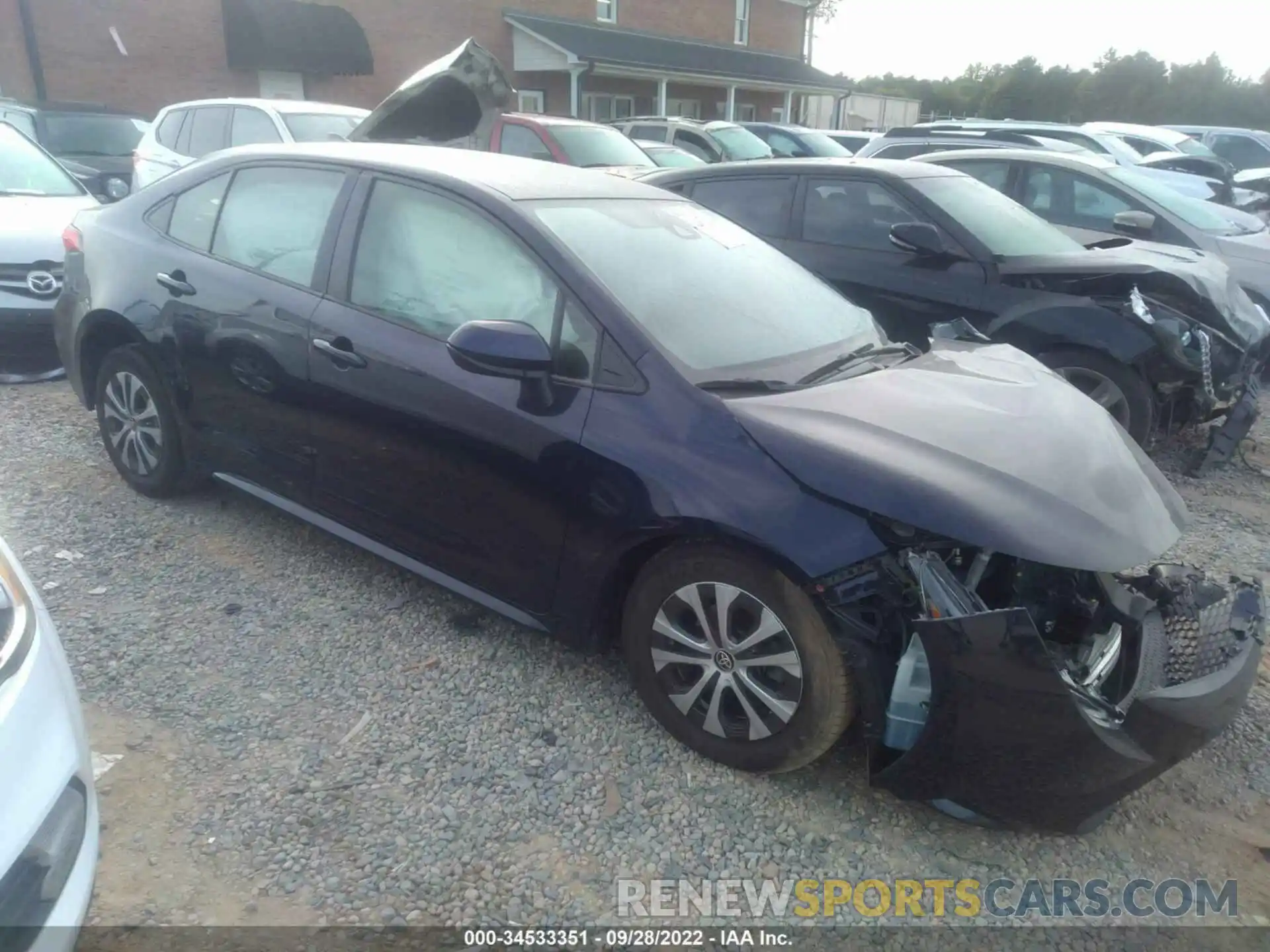 1 Photograph of a damaged car JTDEAMDE0NJ048664 TOYOTA COROLLA 2022