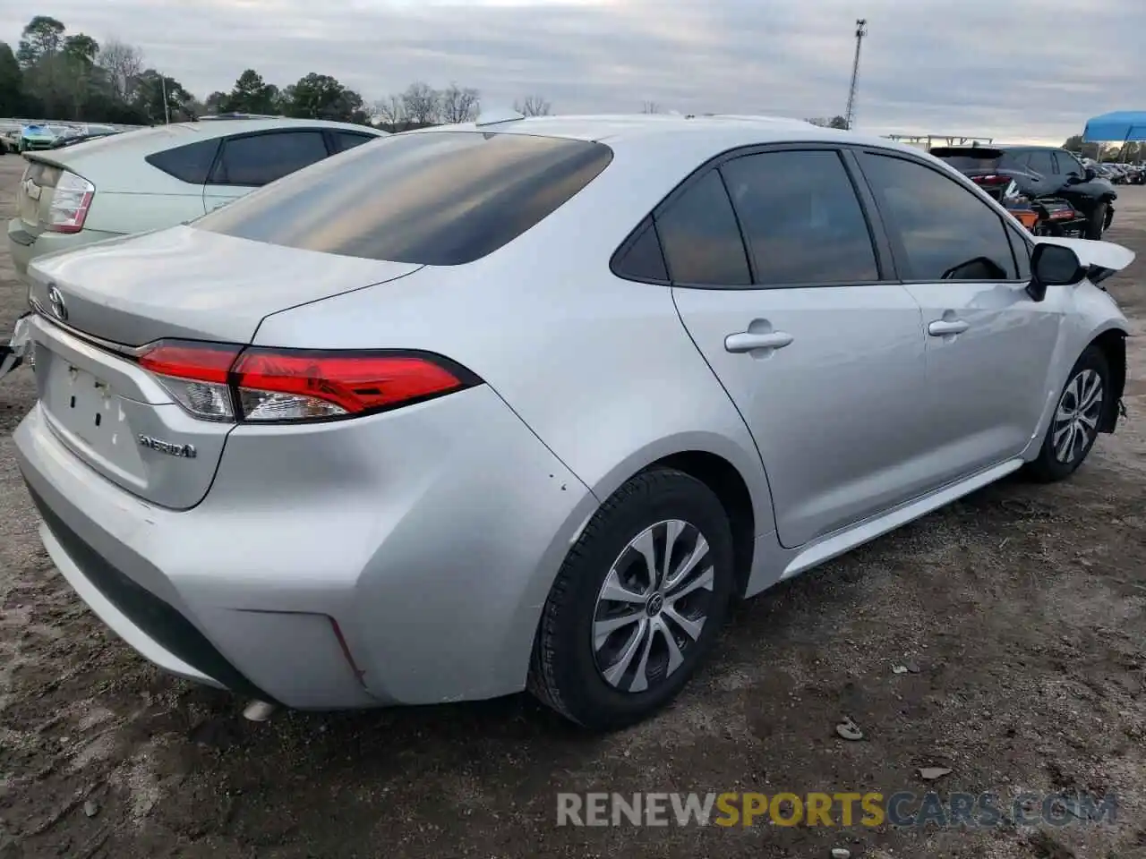 3 Photograph of a damaged car JTDEAMDE0NJ056344 TOYOTA COROLLA 2022