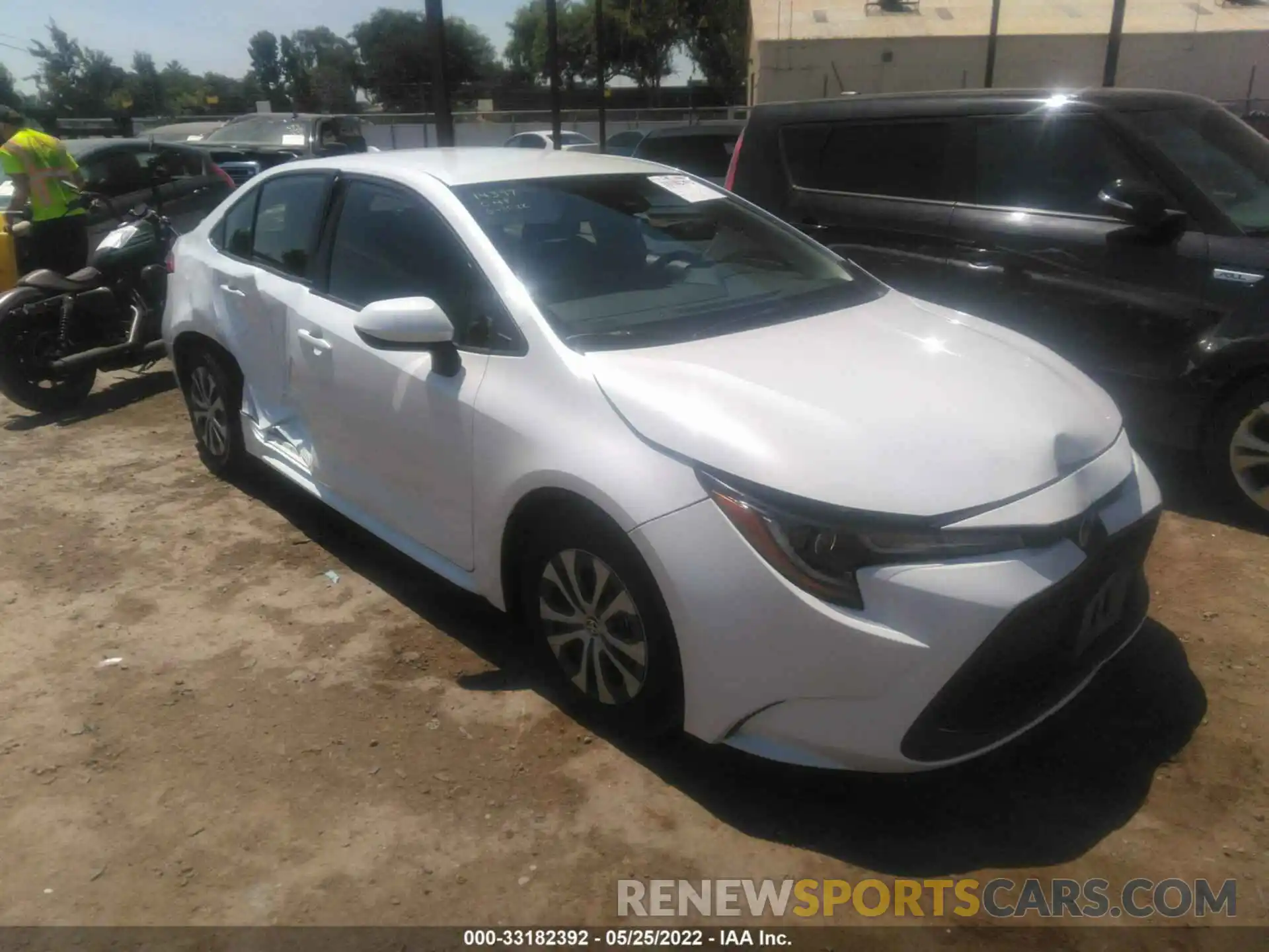 1 Photograph of a damaged car JTDEAMDE1N3001485 TOYOTA COROLLA 2022