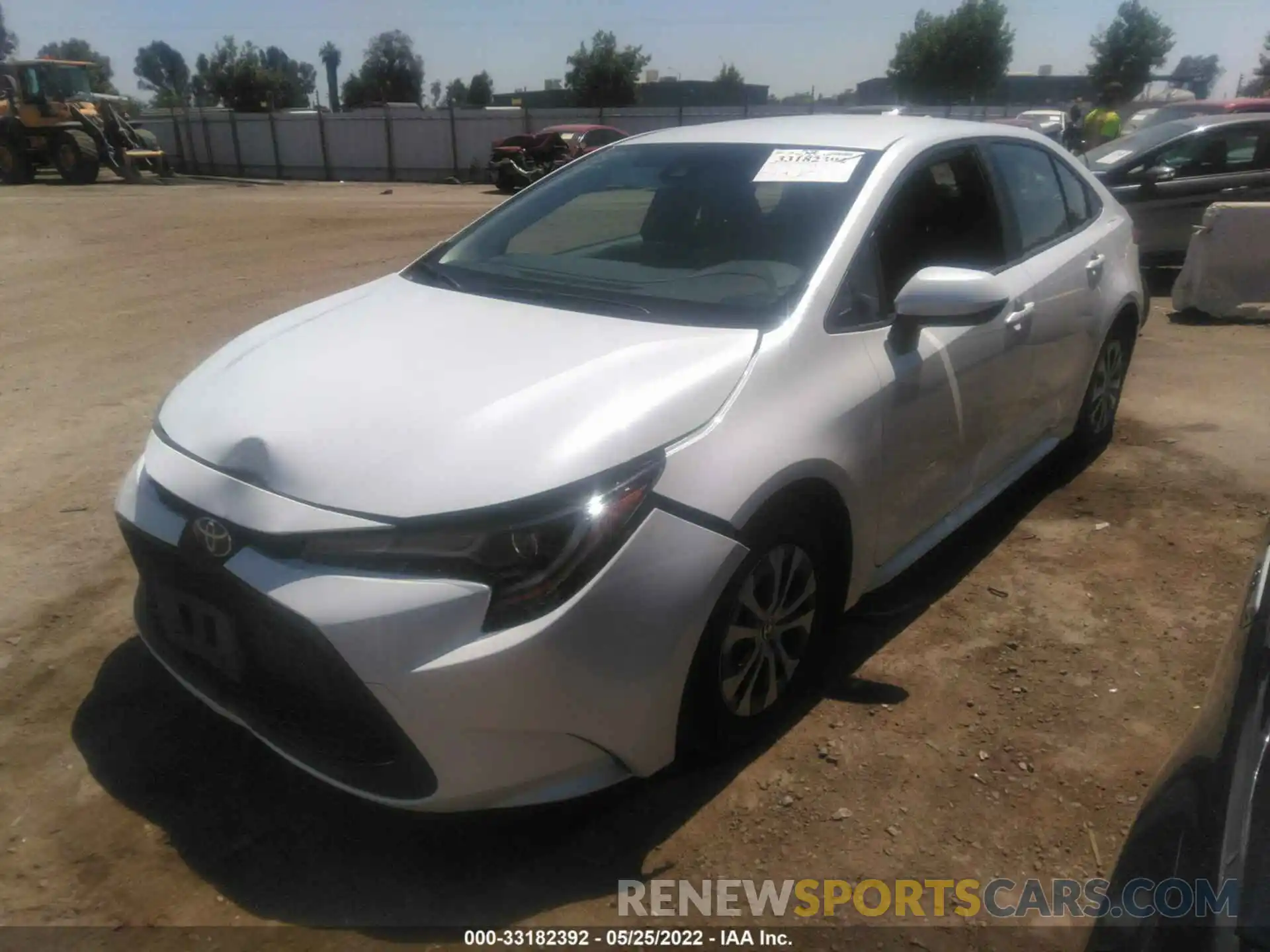 2 Photograph of a damaged car JTDEAMDE1N3001485 TOYOTA COROLLA 2022