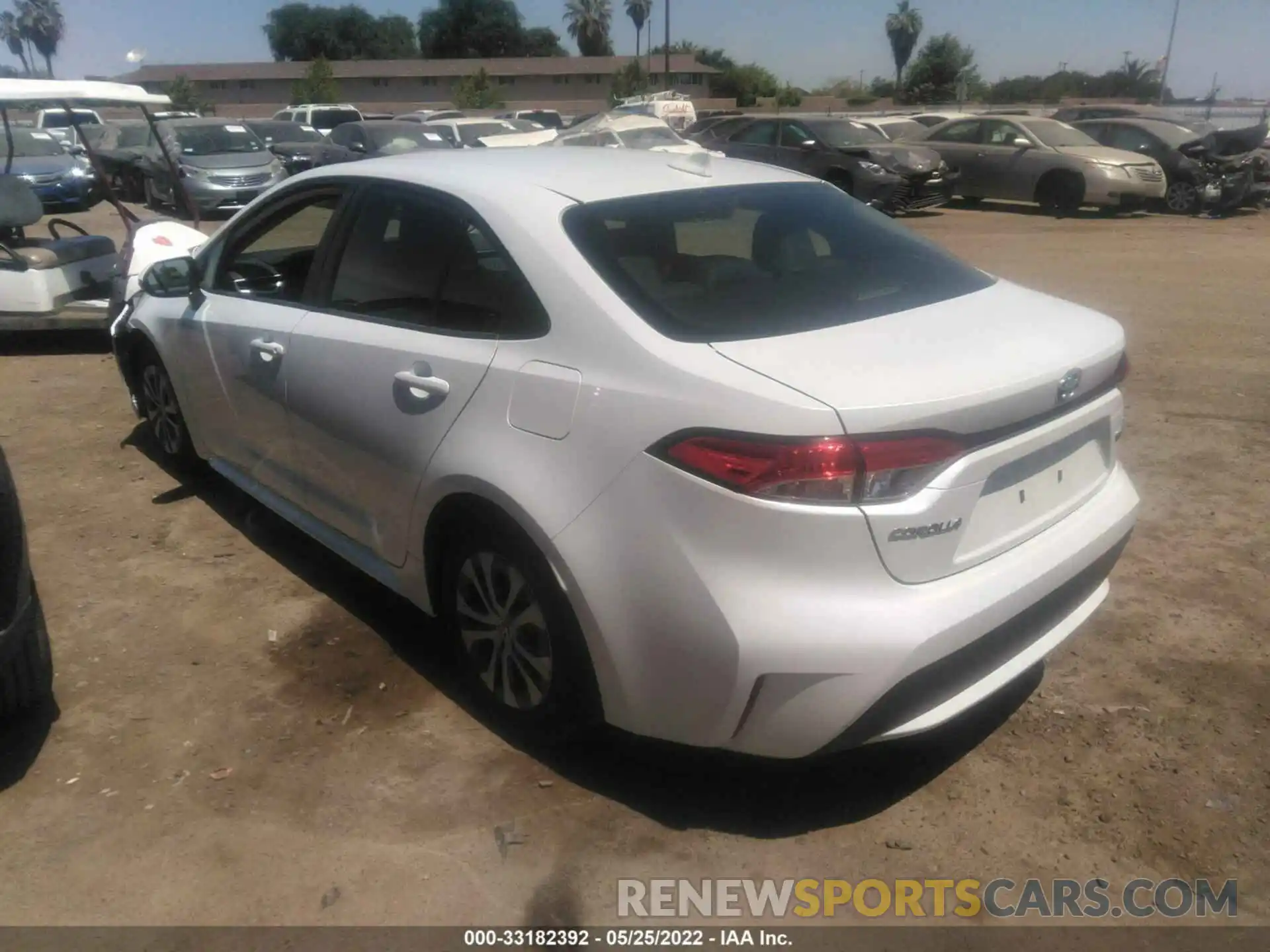 3 Photograph of a damaged car JTDEAMDE1N3001485 TOYOTA COROLLA 2022