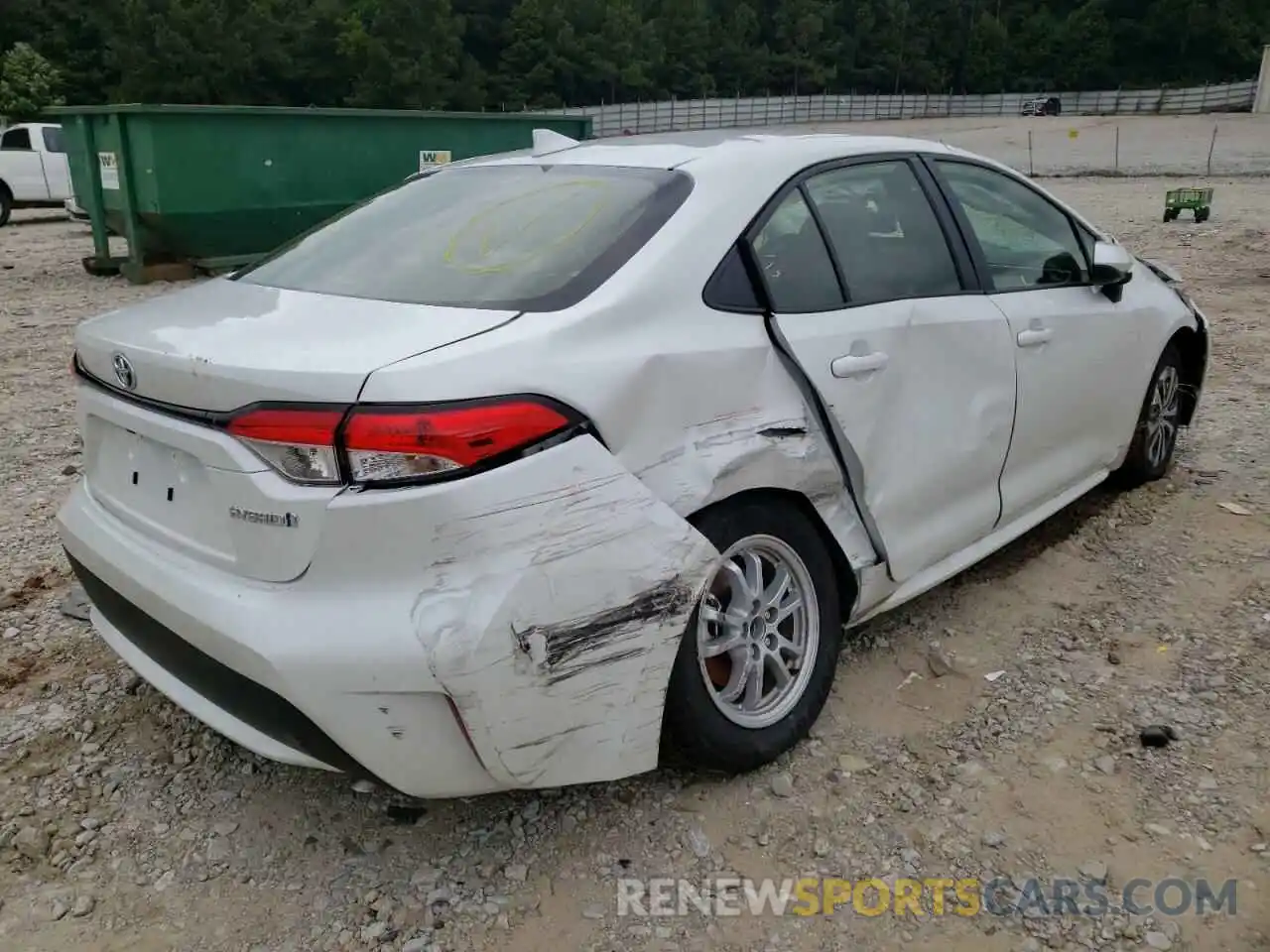 4 Photograph of a damaged car JTDEAMDE1N3010705 TOYOTA COROLLA 2022