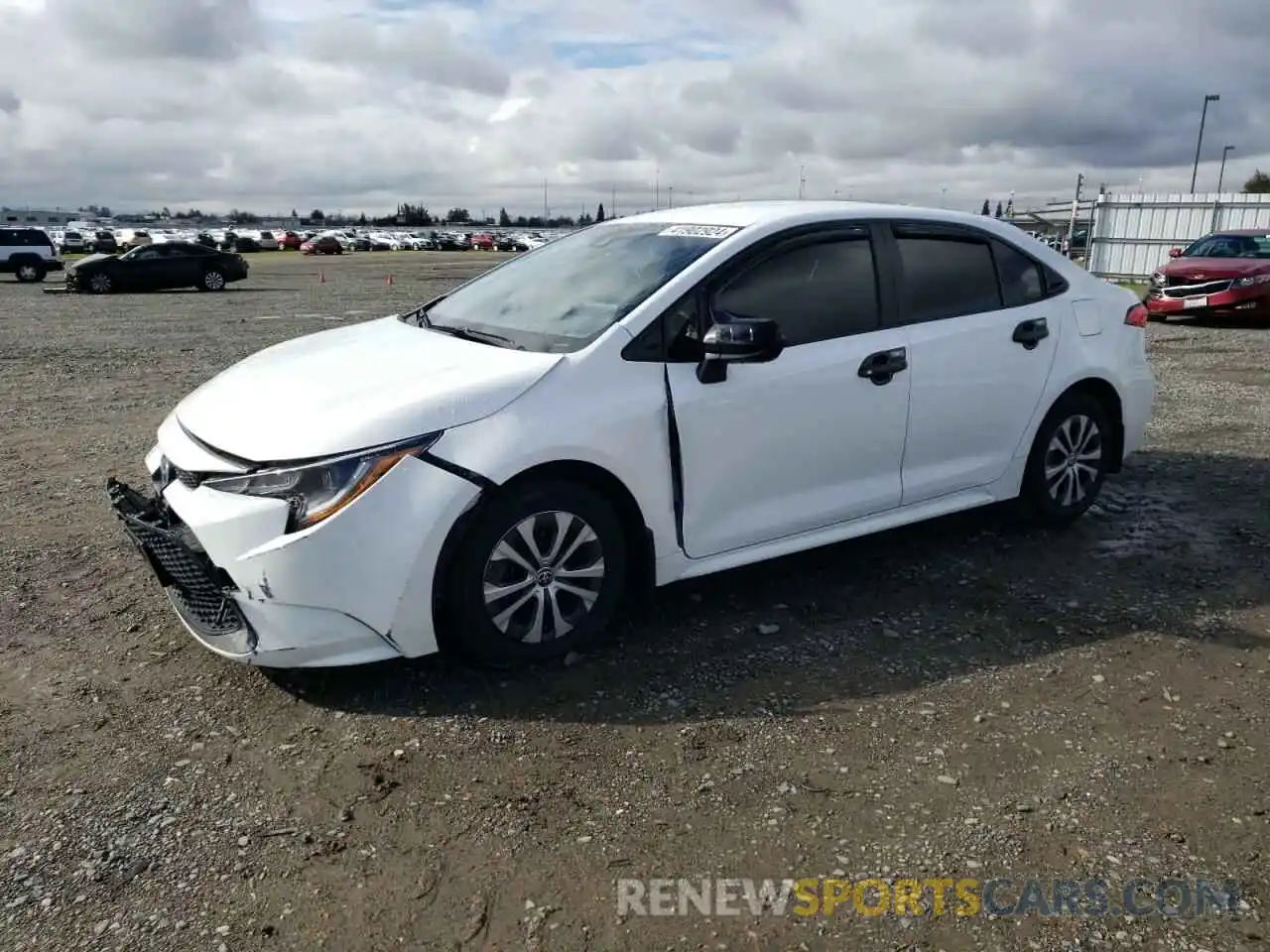 1 Photograph of a damaged car JTDEAMDE1N3013751 TOYOTA COROLLA 2022