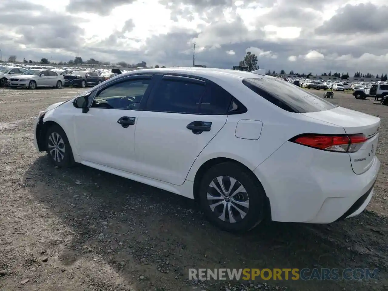 2 Photograph of a damaged car JTDEAMDE1N3013751 TOYOTA COROLLA 2022