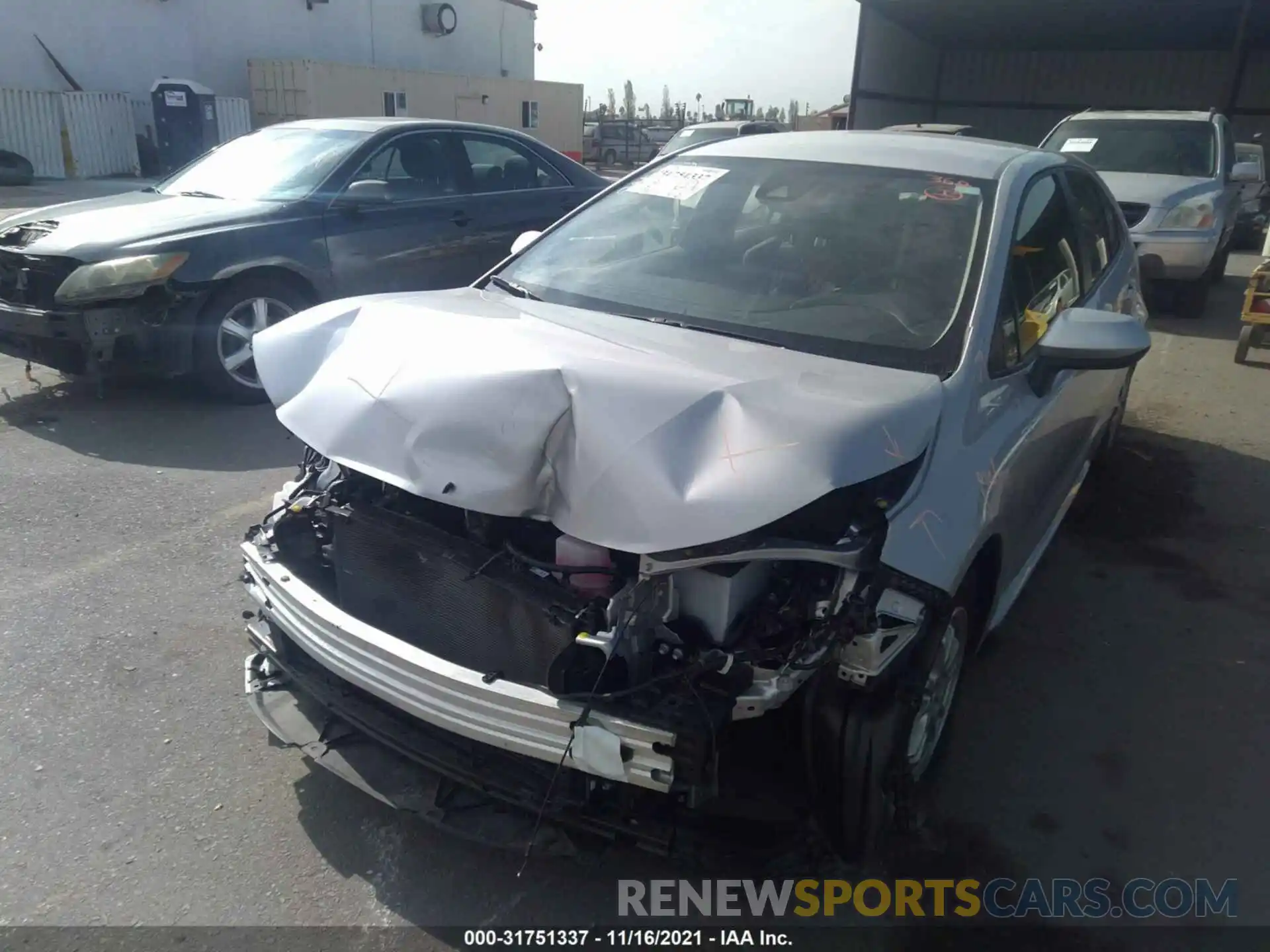 6 Photograph of a damaged car JTDEAMDE1NJ035874 TOYOTA COROLLA 2022