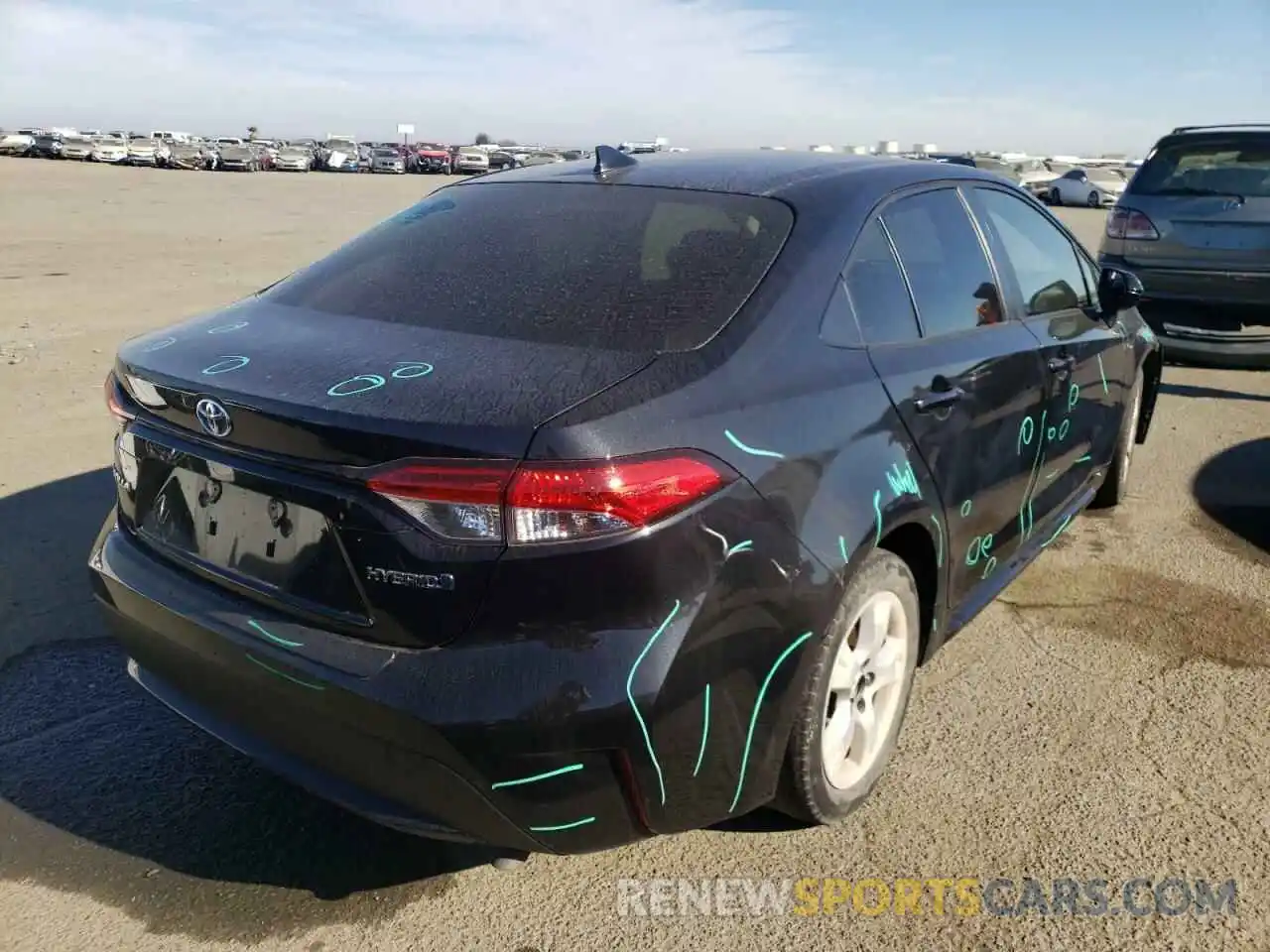 4 Photograph of a damaged car JTDEAMDE1NJ035941 TOYOTA COROLLA 2022