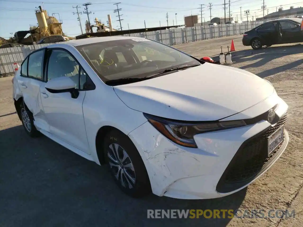 1 Photograph of a damaged car JTDEAMDE1NJ036703 TOYOTA COROLLA 2022