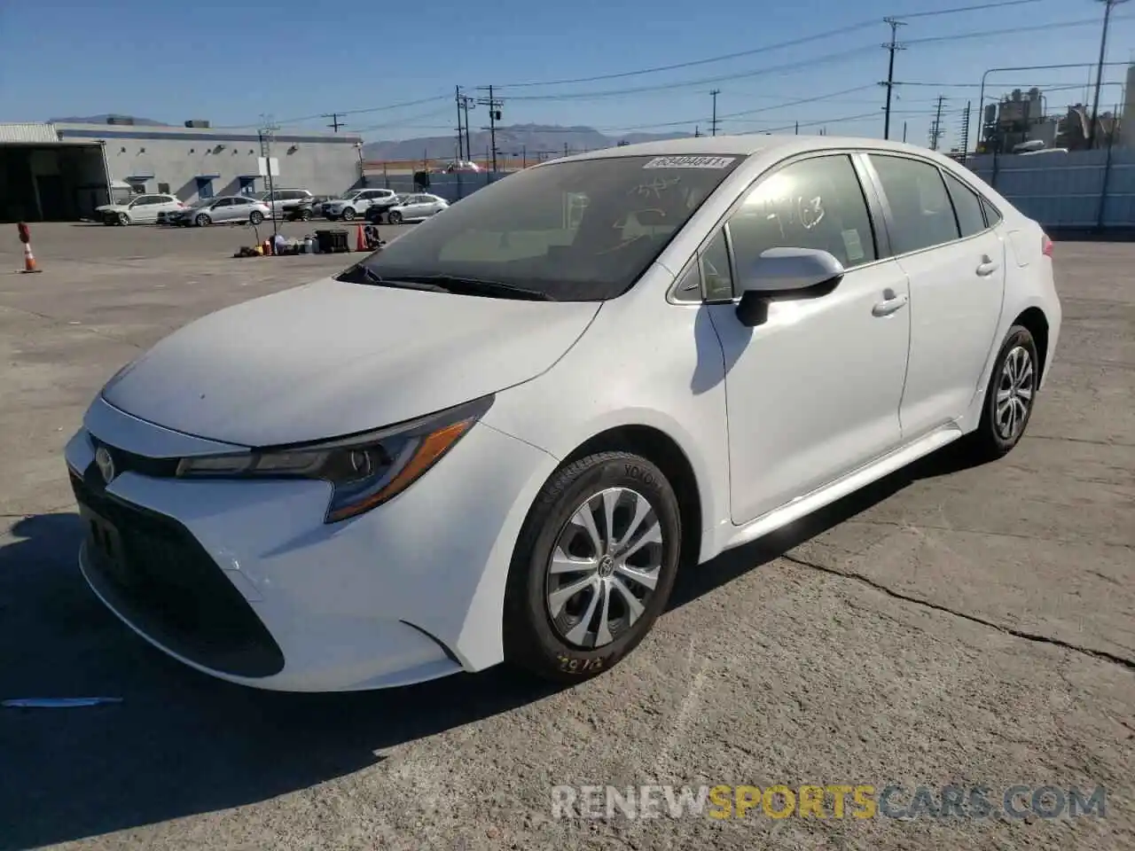 2 Photograph of a damaged car JTDEAMDE1NJ036703 TOYOTA COROLLA 2022