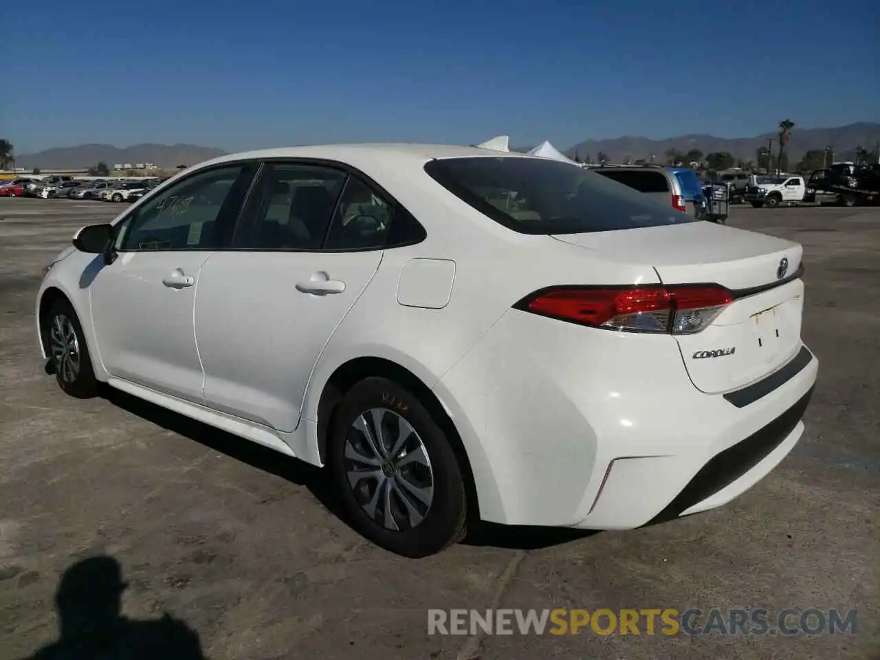 3 Photograph of a damaged car JTDEAMDE1NJ036703 TOYOTA COROLLA 2022