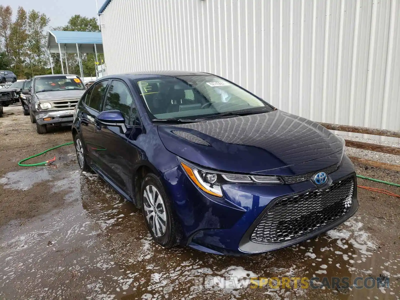 1 Photograph of a damaged car JTDEAMDE1NJ037415 TOYOTA COROLLA 2022