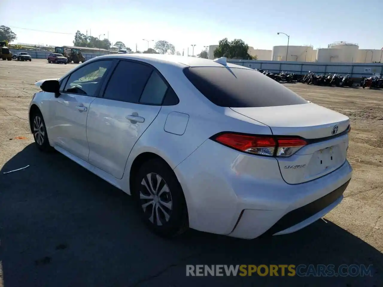 3 Photograph of a damaged car JTDEAMDE1NJ038970 TOYOTA COROLLA 2022