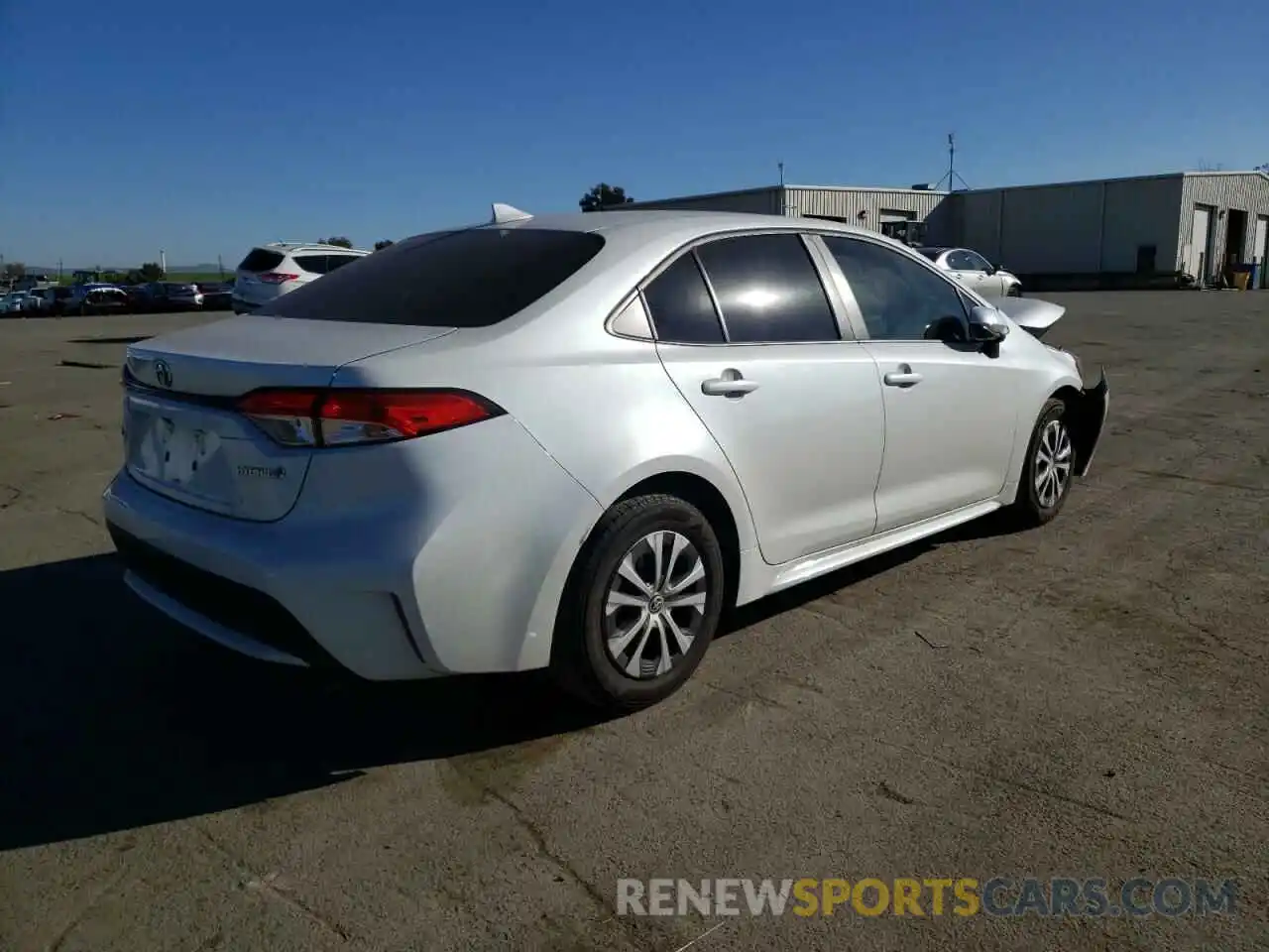 4 Photograph of a damaged car JTDEAMDE1NJ038970 TOYOTA COROLLA 2022