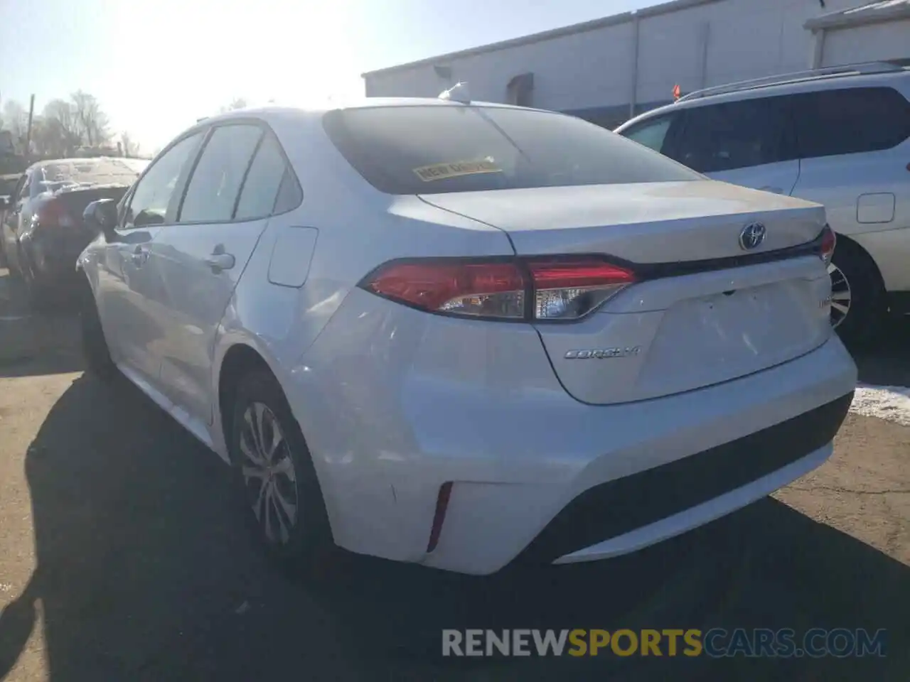 3 Photograph of a damaged car JTDEAMDE1NJ039701 TOYOTA COROLLA 2022