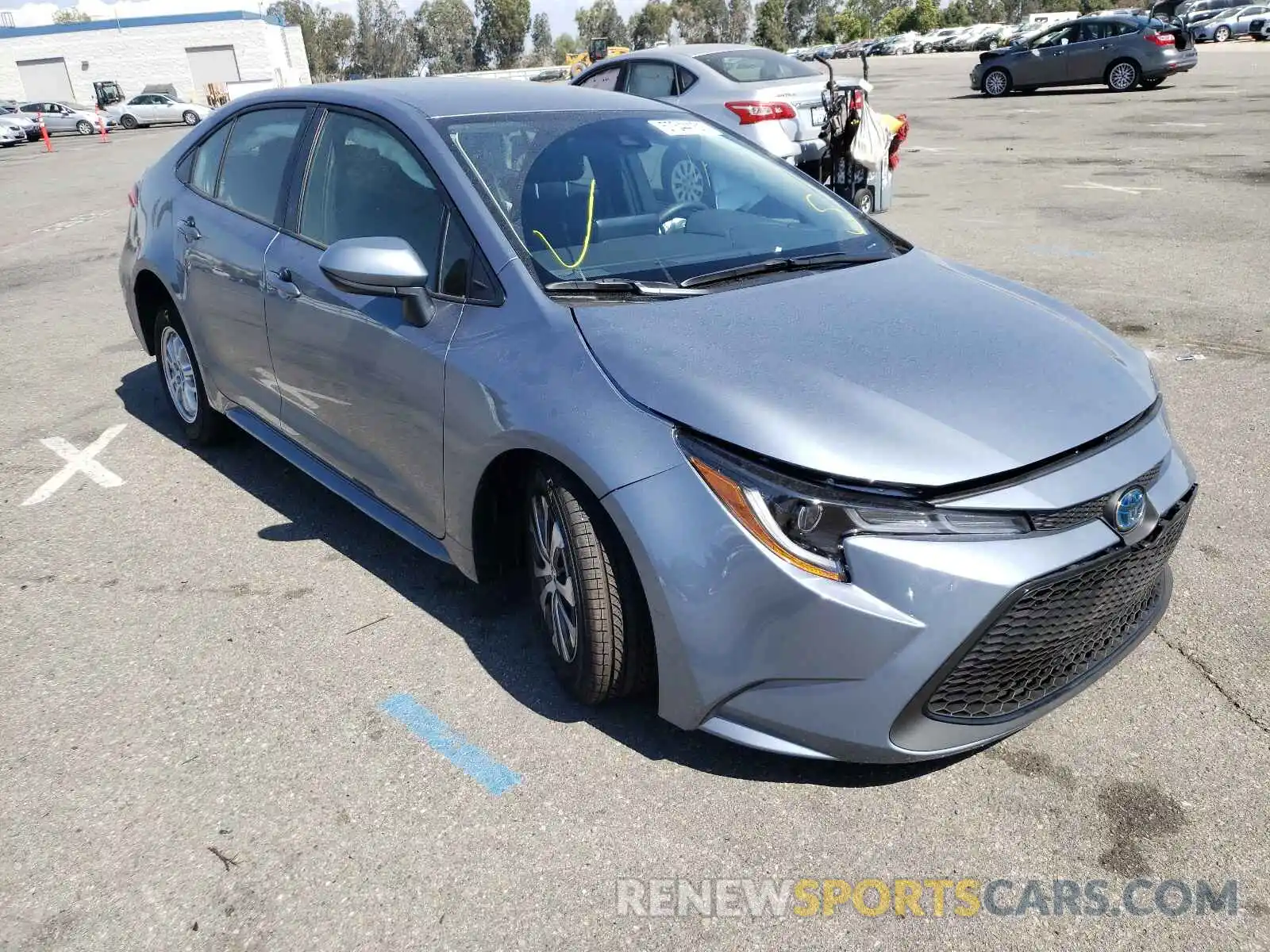 1 Photograph of a damaged car JTDEAMDE1NJ041027 TOYOTA COROLLA 2022