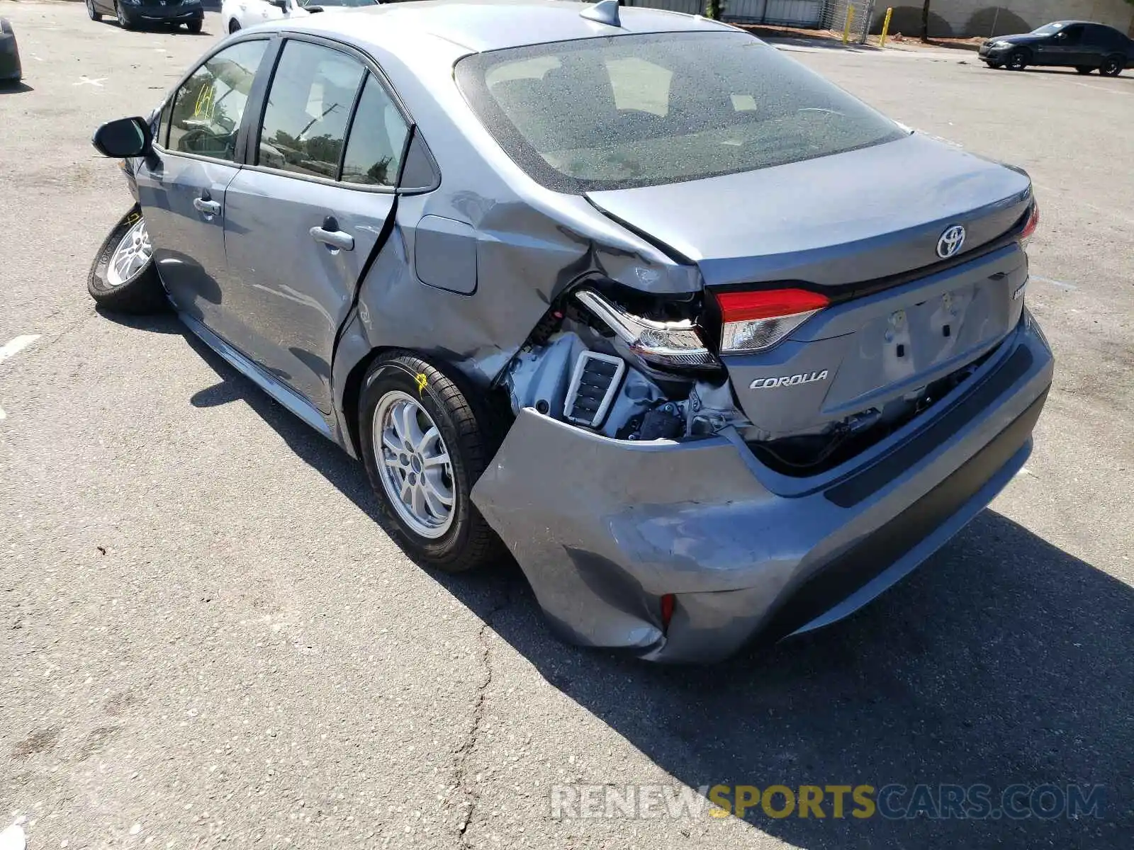 3 Photograph of a damaged car JTDEAMDE1NJ041027 TOYOTA COROLLA 2022