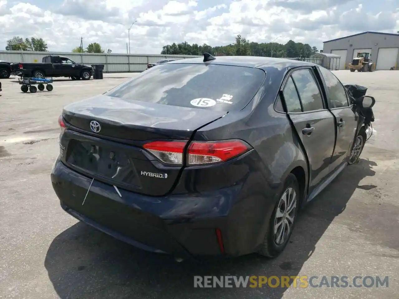 4 Photograph of a damaged car JTDEAMDE1NJ041075 TOYOTA COROLLA 2022