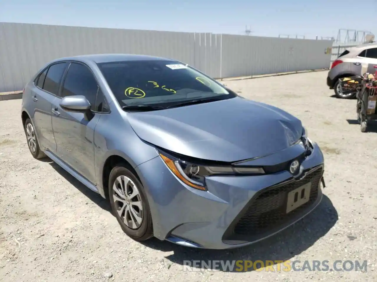 1 Photograph of a damaged car JTDEAMDE1NJ041609 TOYOTA COROLLA 2022