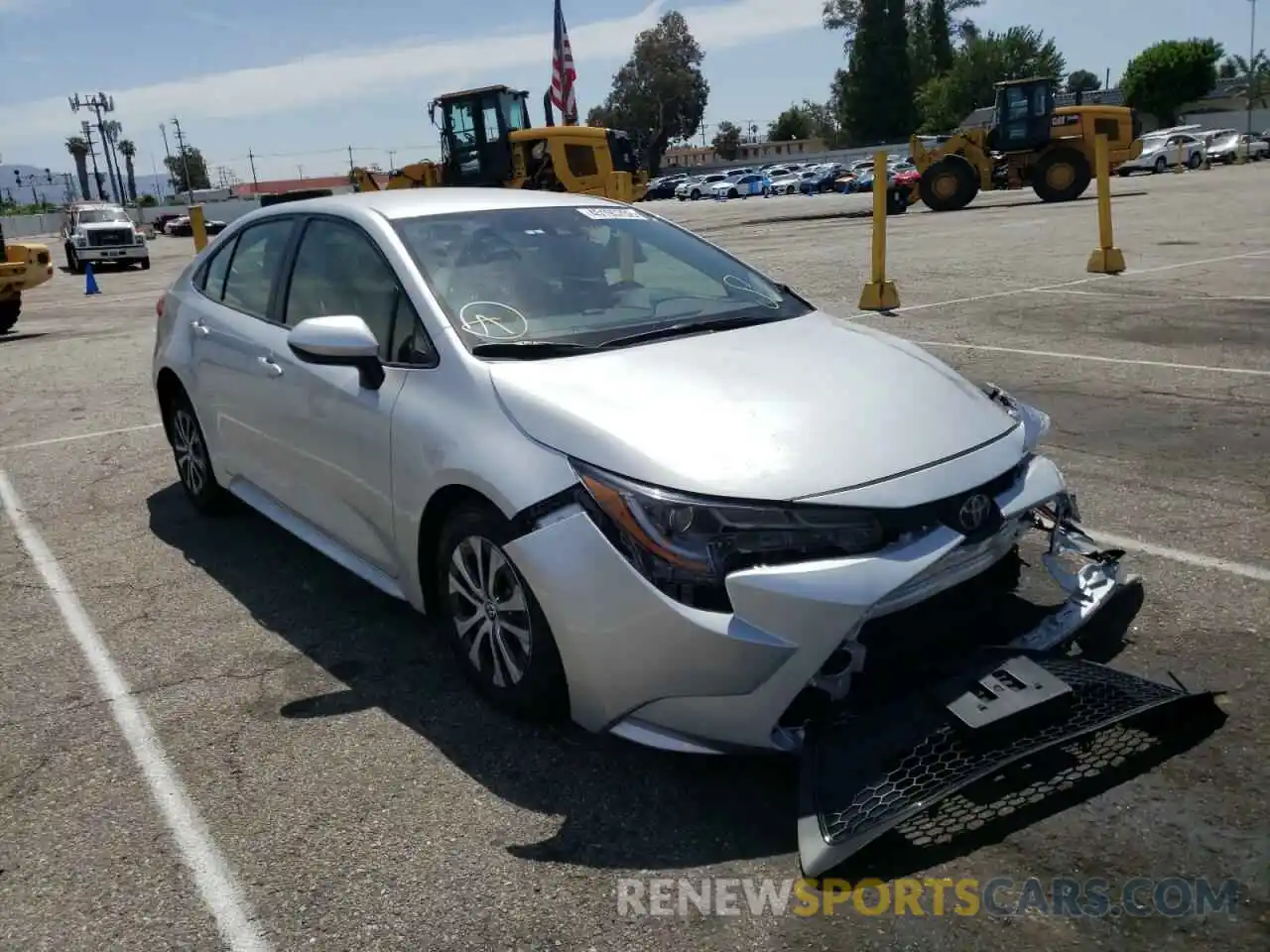 1 Photograph of a damaged car JTDEAMDE1NJ043165 TOYOTA COROLLA 2022