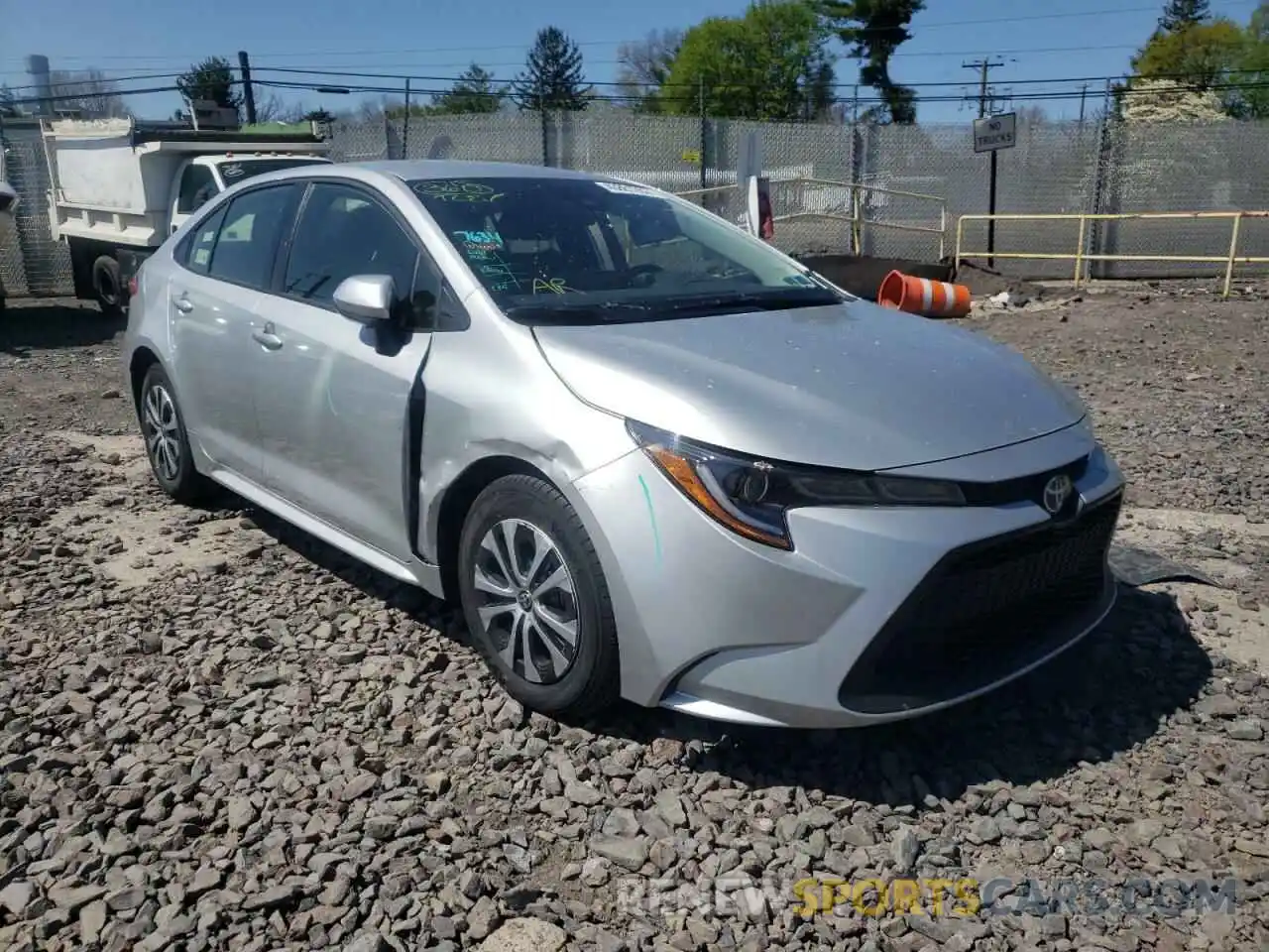 1 Photograph of a damaged car JTDEAMDE1NJ043456 TOYOTA COROLLA 2022