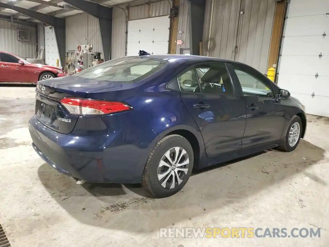 3 Photograph of a damaged car JTDEAMDE1NJ044428 TOYOTA COROLLA 2022