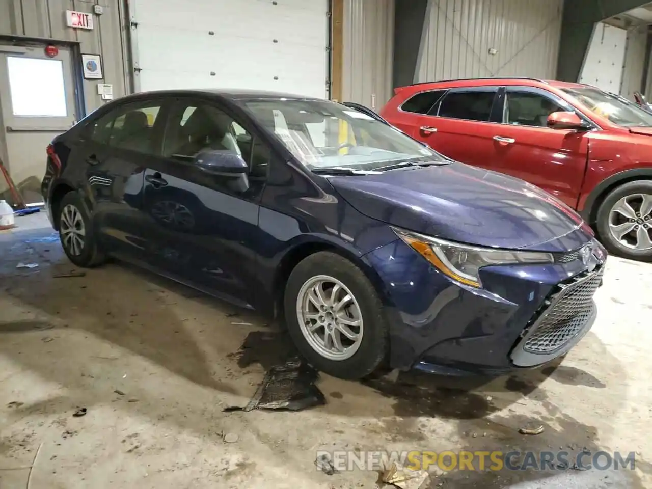 4 Photograph of a damaged car JTDEAMDE1NJ044428 TOYOTA COROLLA 2022