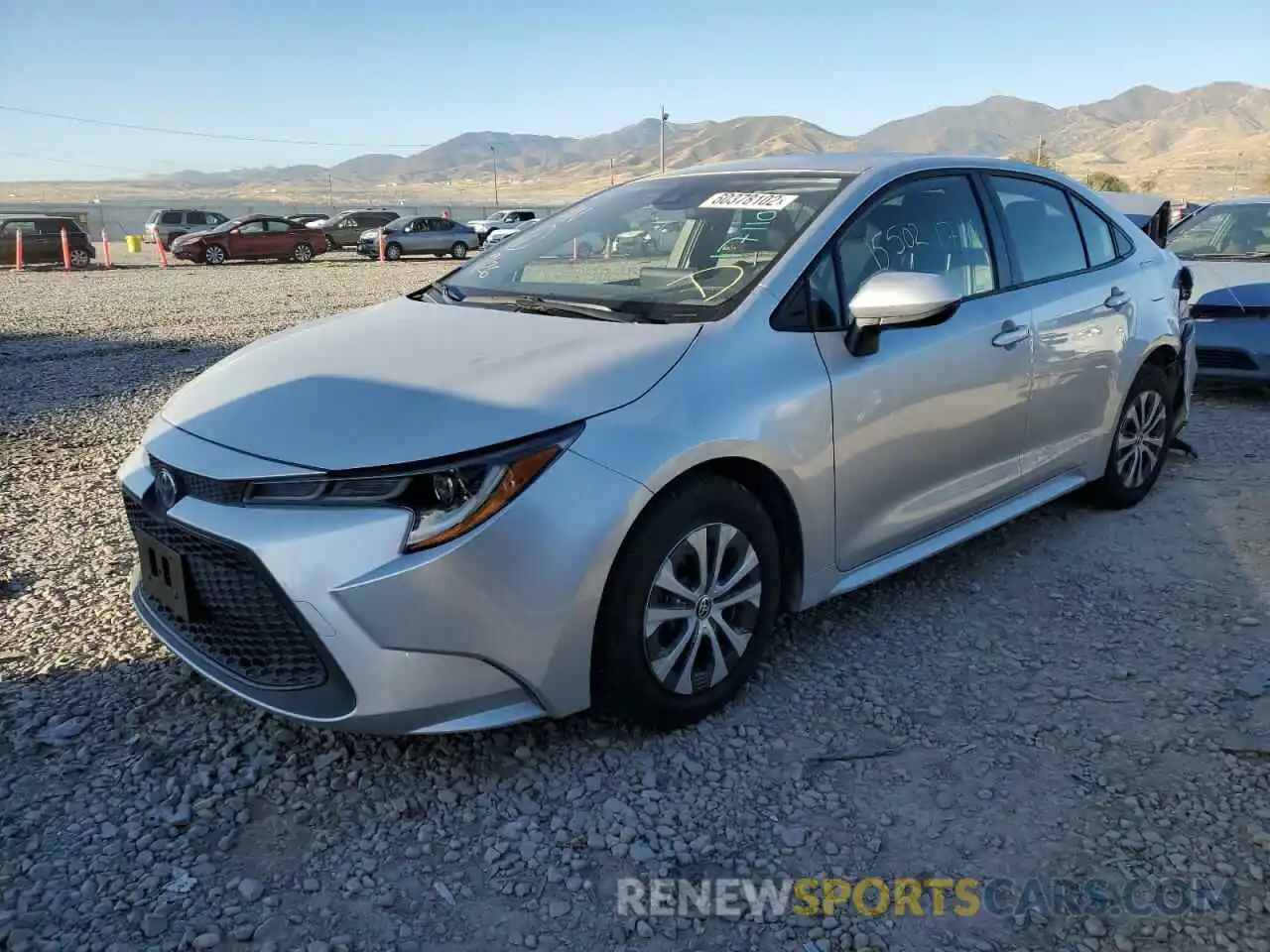 2 Photograph of a damaged car JTDEAMDE1NJ047538 TOYOTA COROLLA 2022