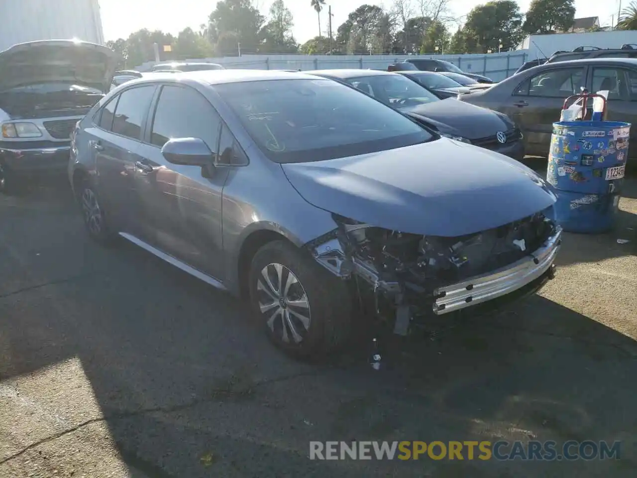 1 Photograph of a damaged car JTDEAMDE1NJ048186 TOYOTA COROLLA 2022