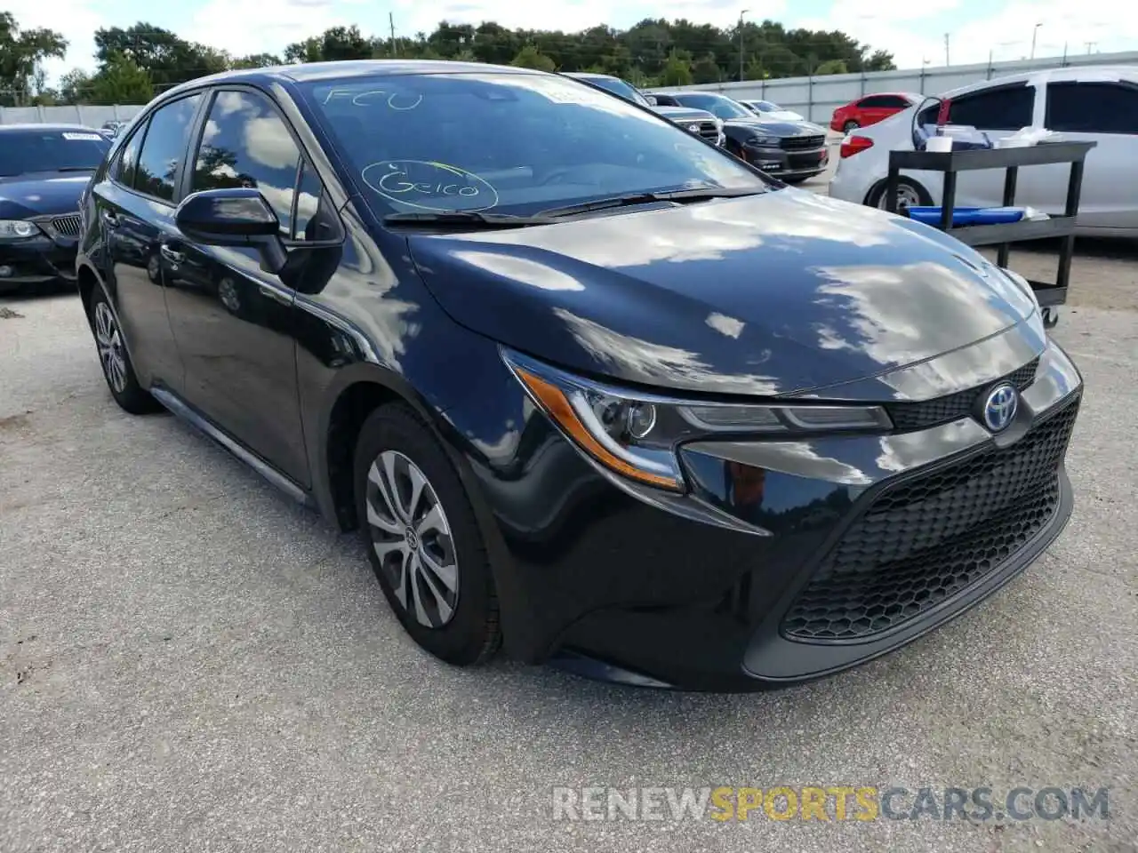 1 Photograph of a damaged car JTDEAMDE1NJ059897 TOYOTA COROLLA 2022