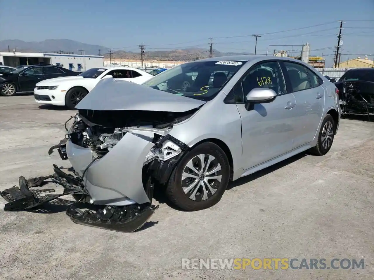 2 Photograph of a damaged car JTDEAMDE2N3001849 TOYOTA COROLLA 2022