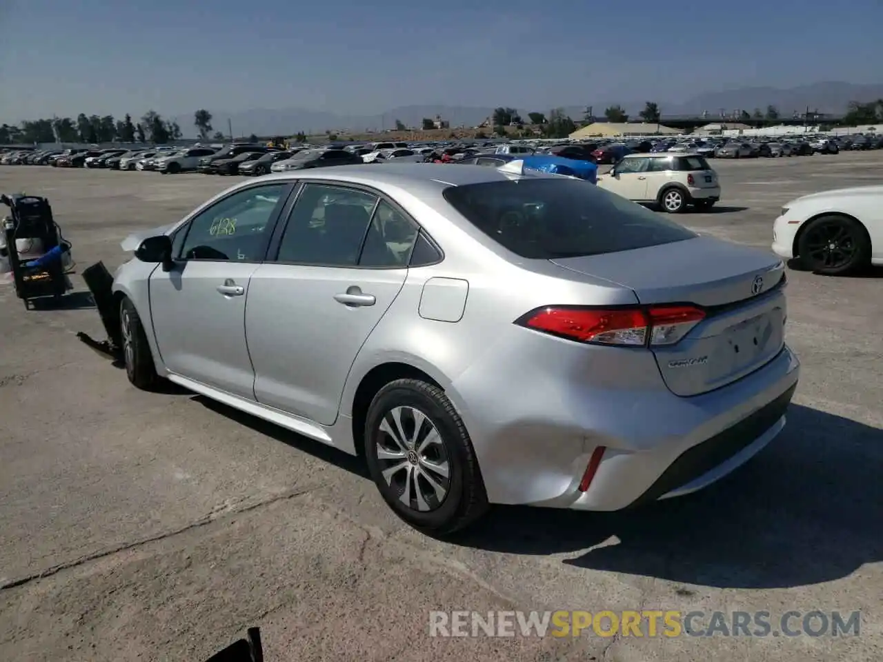 3 Photograph of a damaged car JTDEAMDE2N3001849 TOYOTA COROLLA 2022