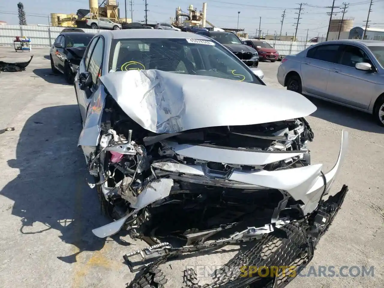 9 Photograph of a damaged car JTDEAMDE2N3001849 TOYOTA COROLLA 2022