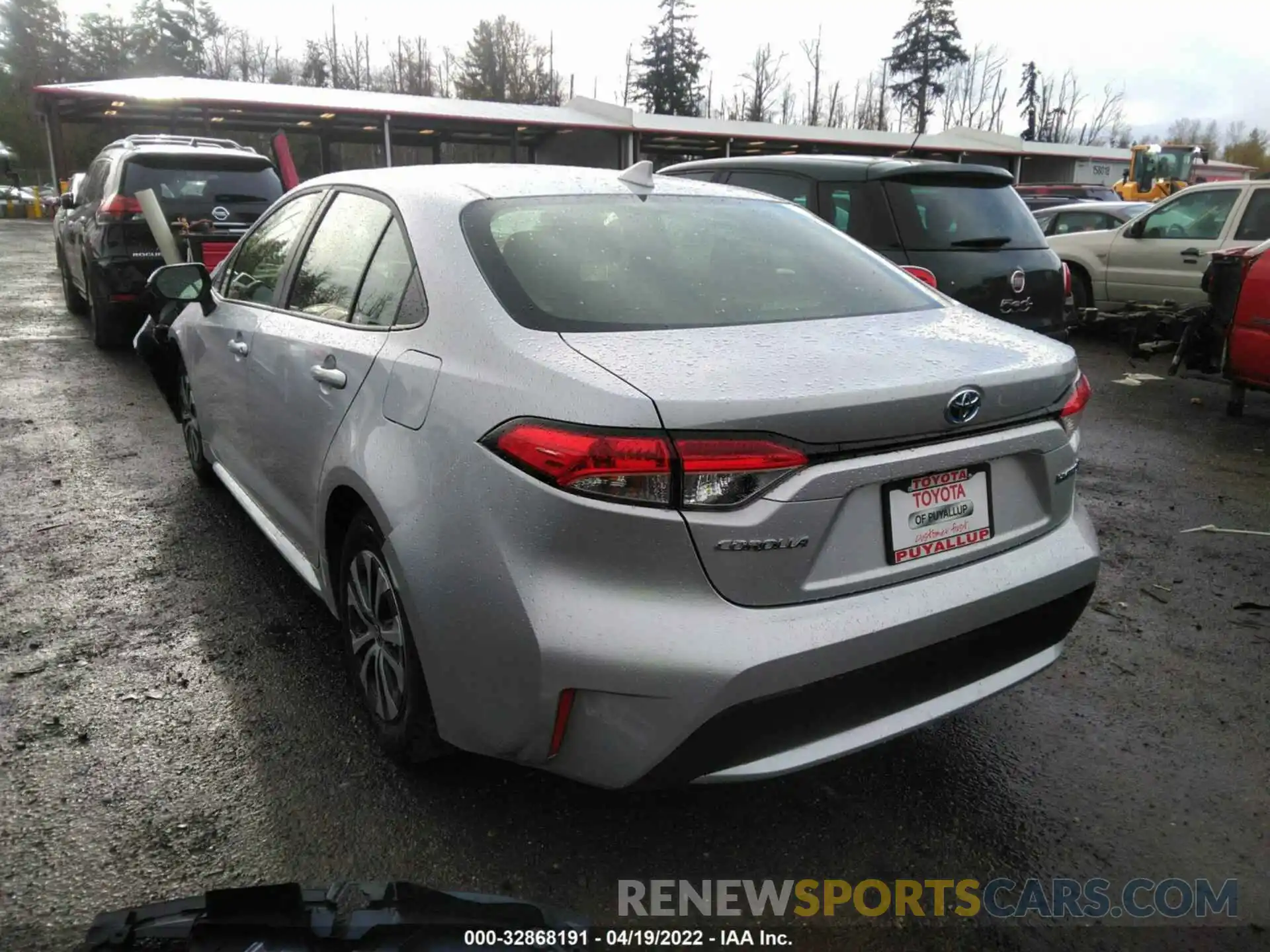 3 Photograph of a damaged car JTDEAMDE2N3003858 TOYOTA COROLLA 2022