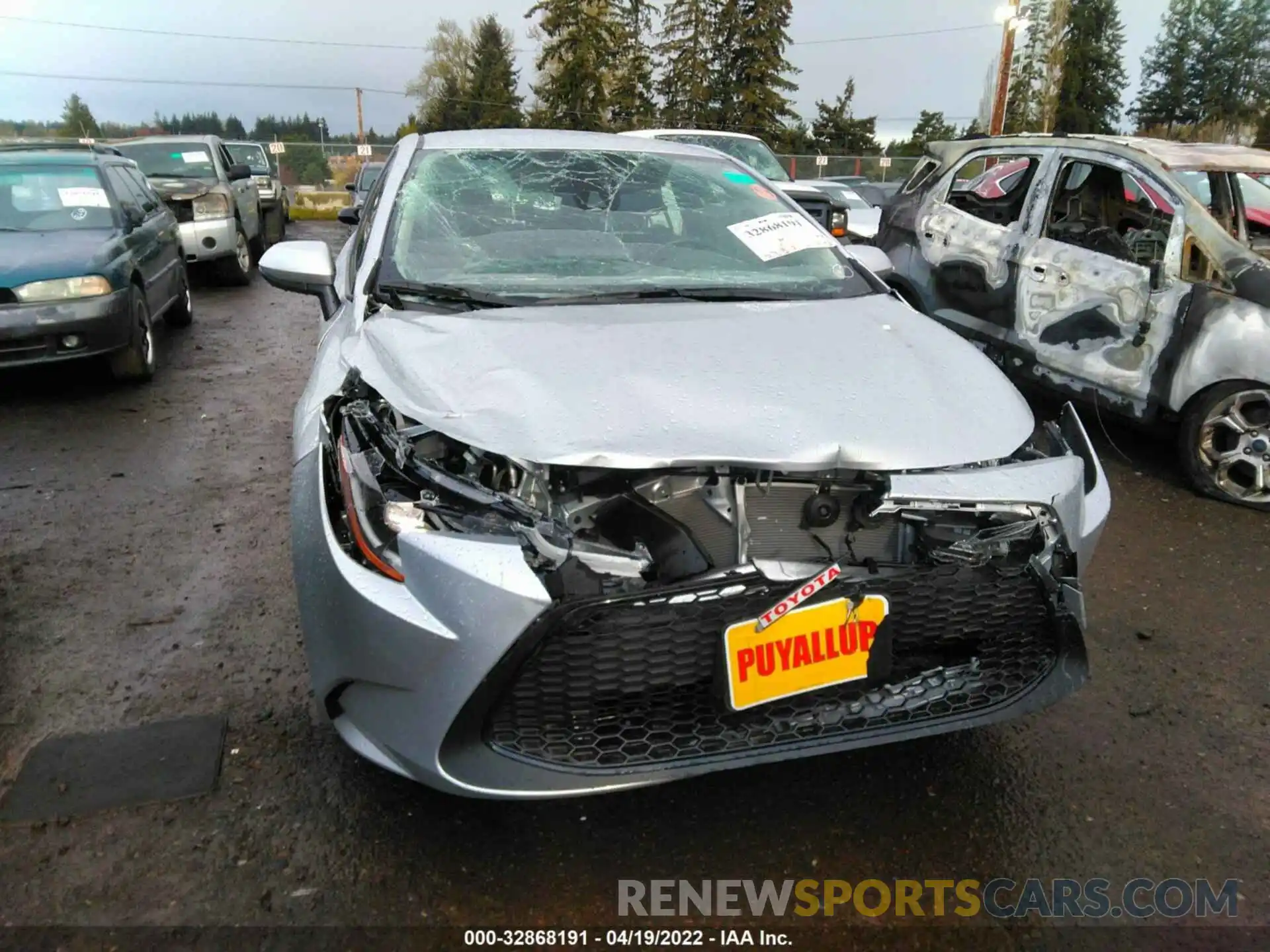 6 Photograph of a damaged car JTDEAMDE2N3003858 TOYOTA COROLLA 2022